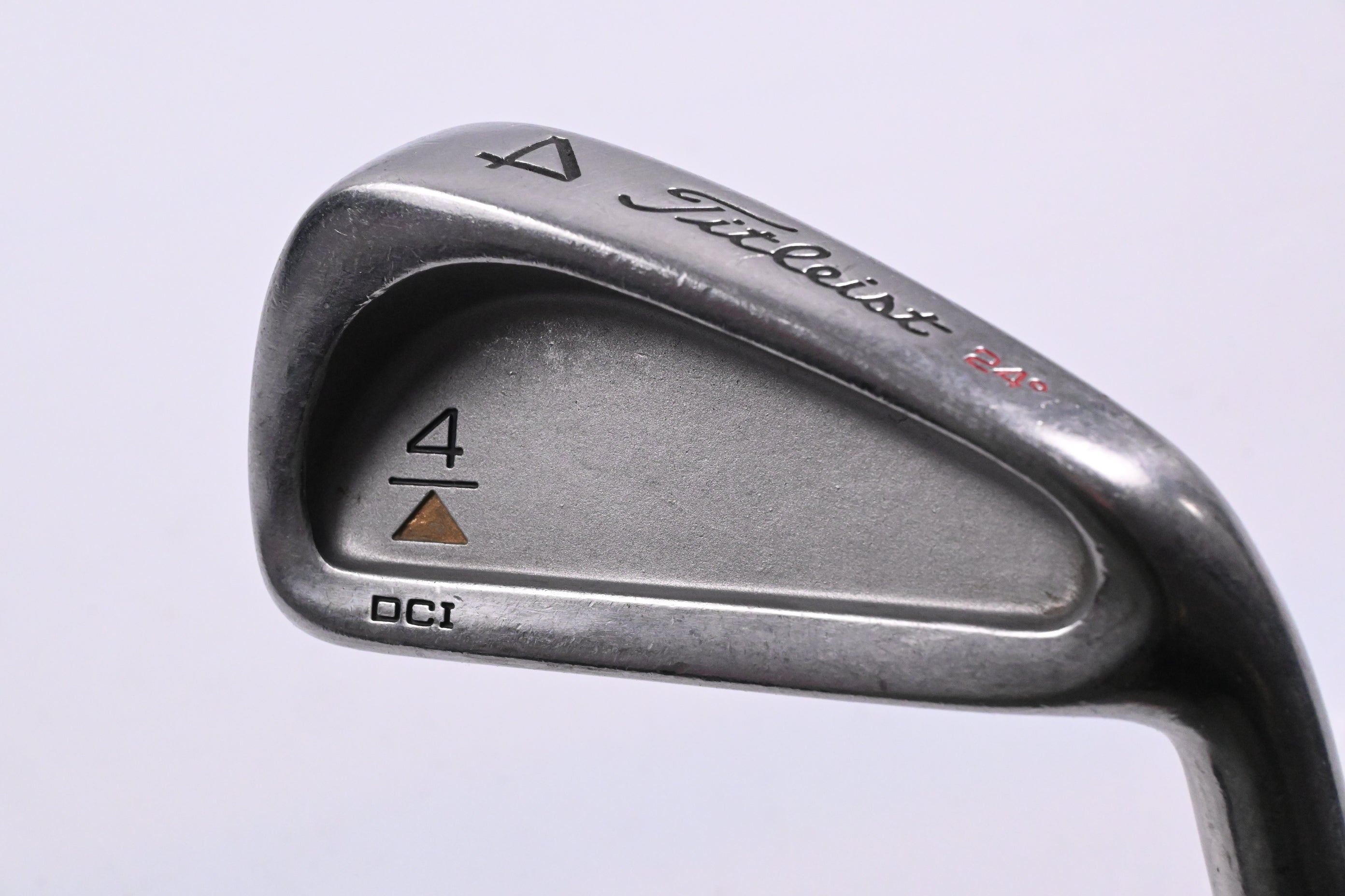 Titleist DCI Gold #4 Iron / 24 Degree / Regular Flex Titleist MS-209 Flat Lie