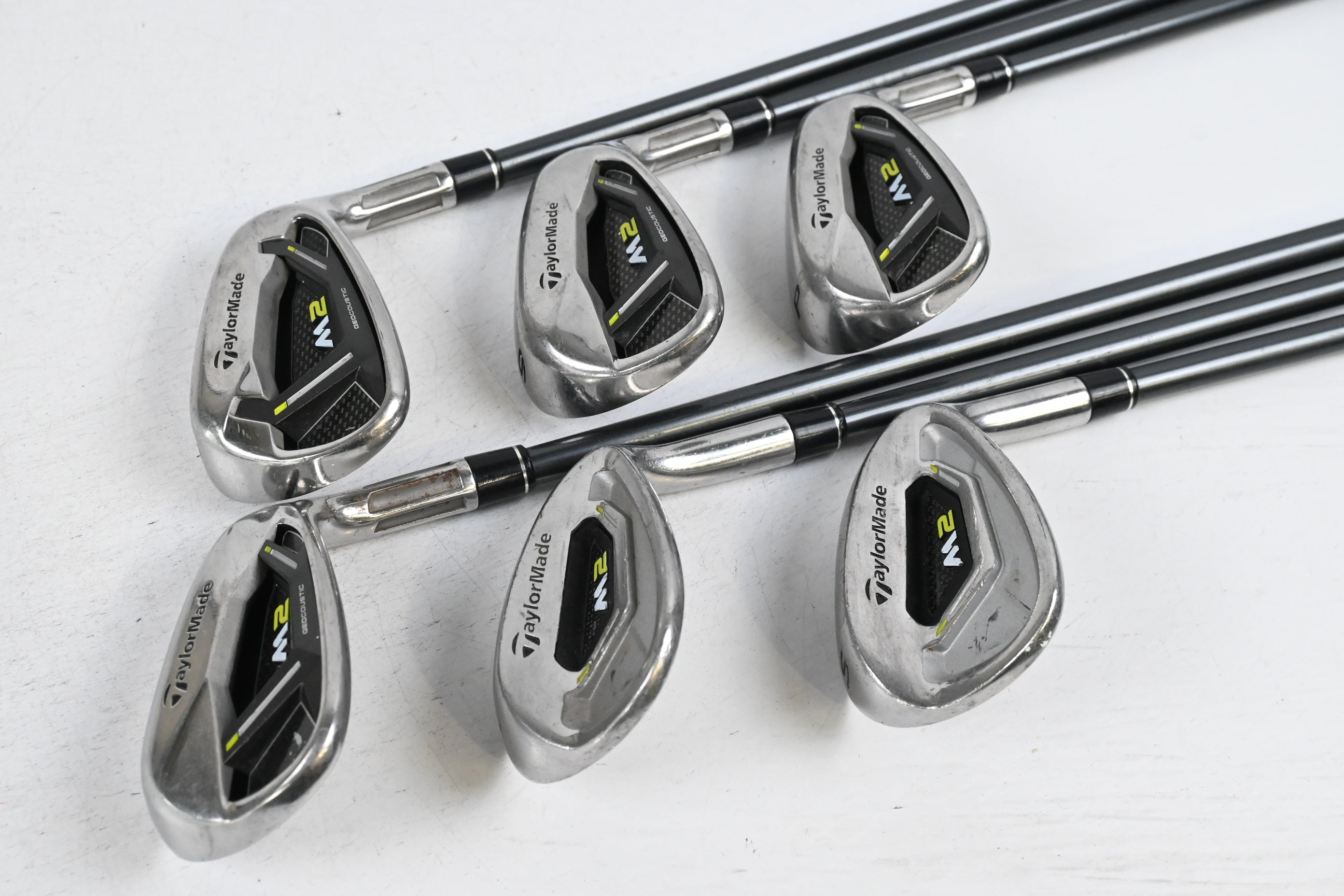 Taylormade M2 2017 Irons / 8-PW+GW+SW+LW / Senior Flex M2 55 Shafts