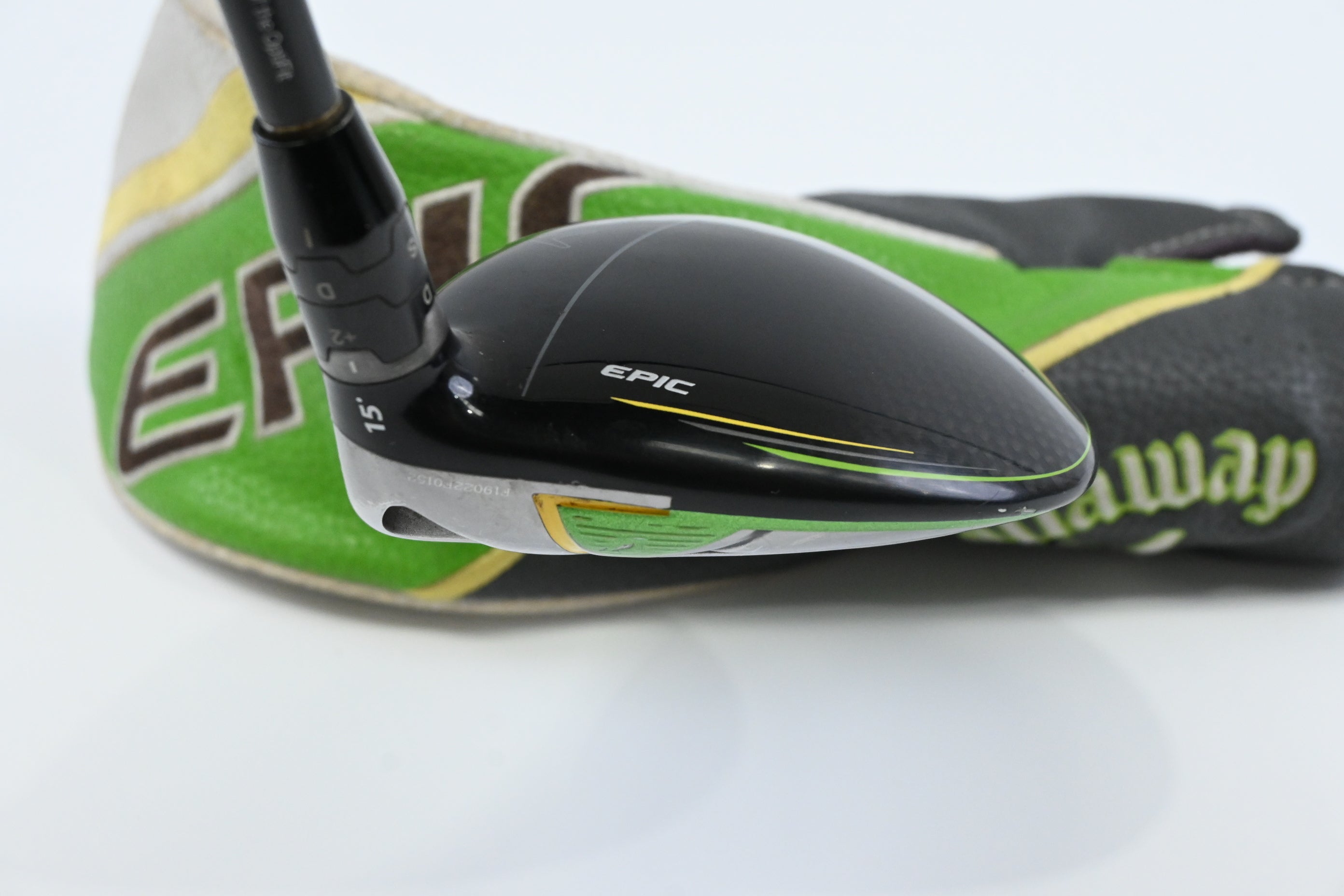 Ladies Callaway Epic Flash #3 Wood / 15 Degree / Ladies Flex Evenflow Green 40