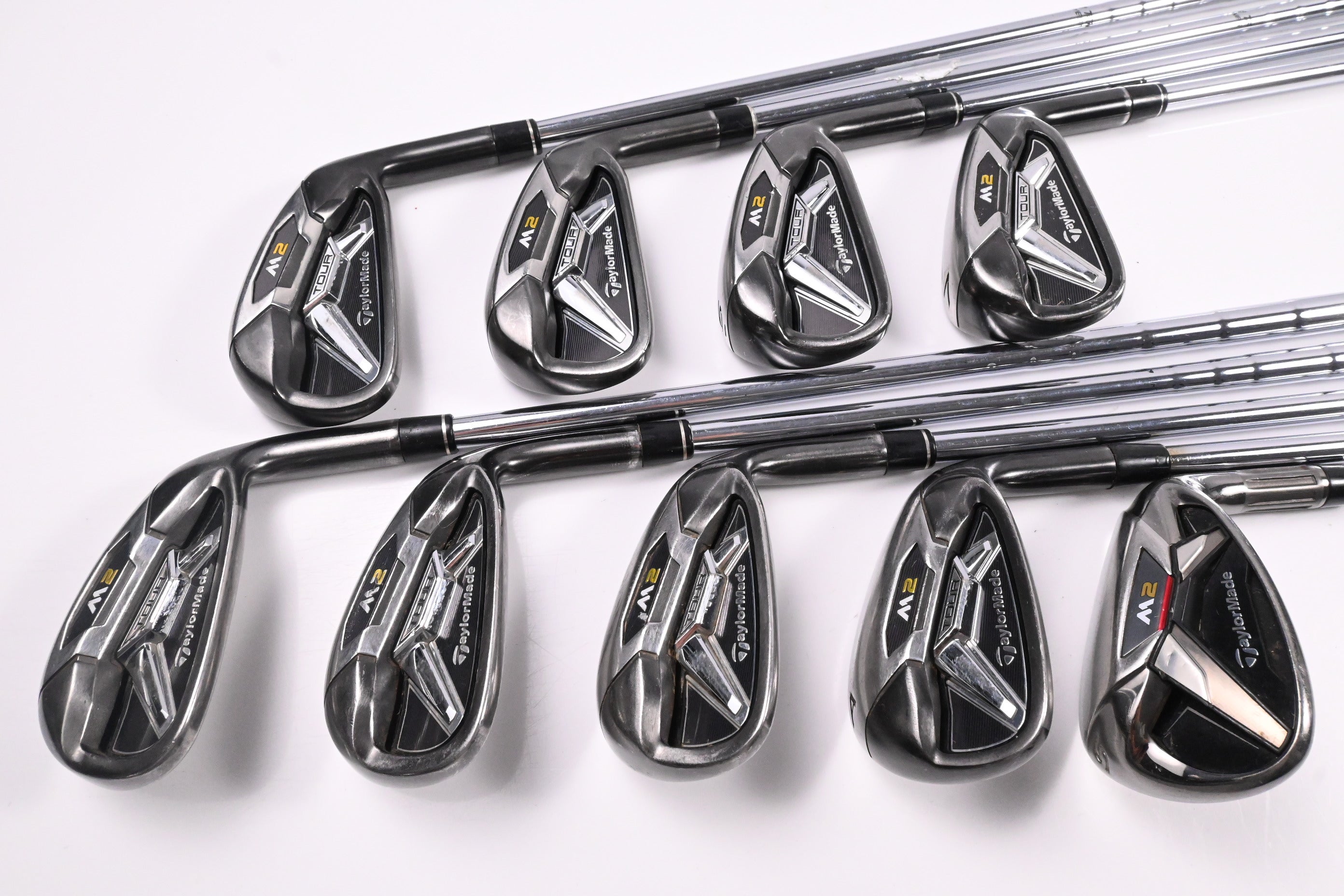 Taylormade M2 Tour 2016 Irons / 4-PW+AW+SW / Stiff Flex XP 95 S300 Shafts