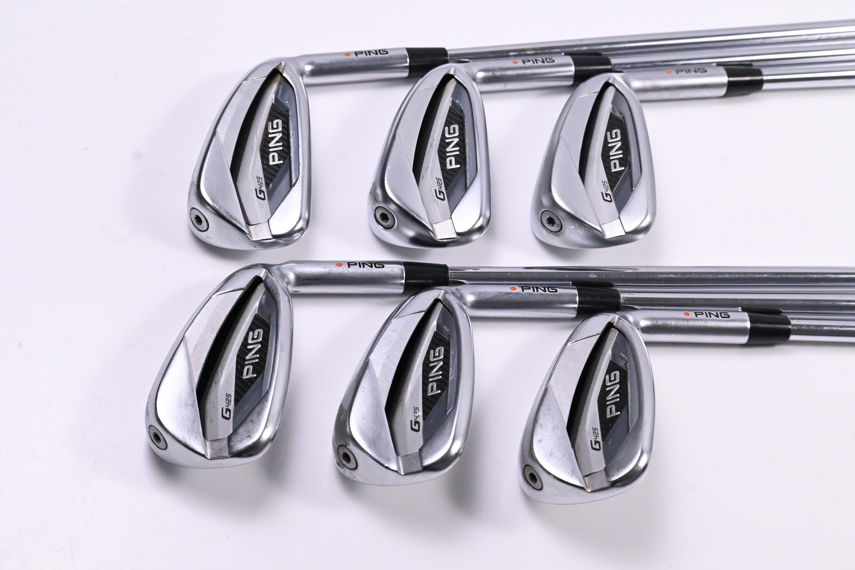 Ping G425 Irons / 5-PW / Orange Dot / Regular Flex Dynamic Gold 105 R300 Shafts
