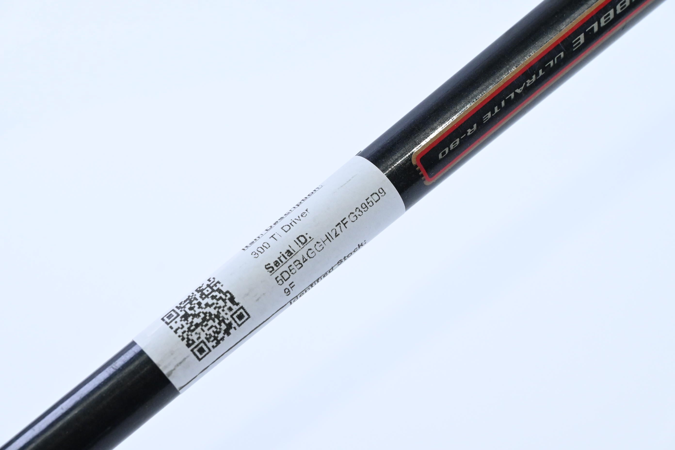 Taylormade 300 Ti Driver / 9.5 Degree / Regular Flex Bubble Ultralite 80 Shaft