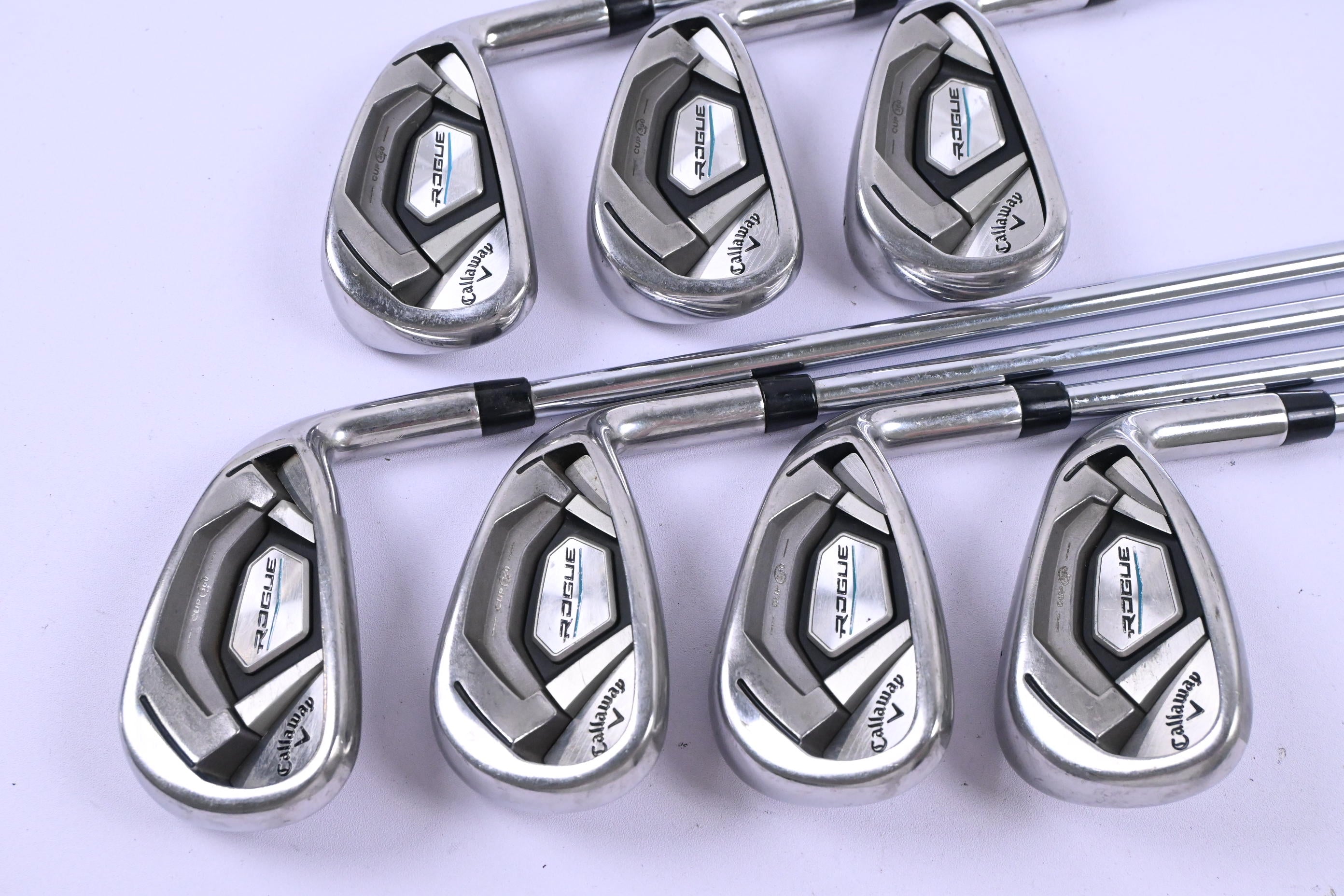 Callaway Rogue Irons / 4-PW / Stiff Flex Steel Shafts