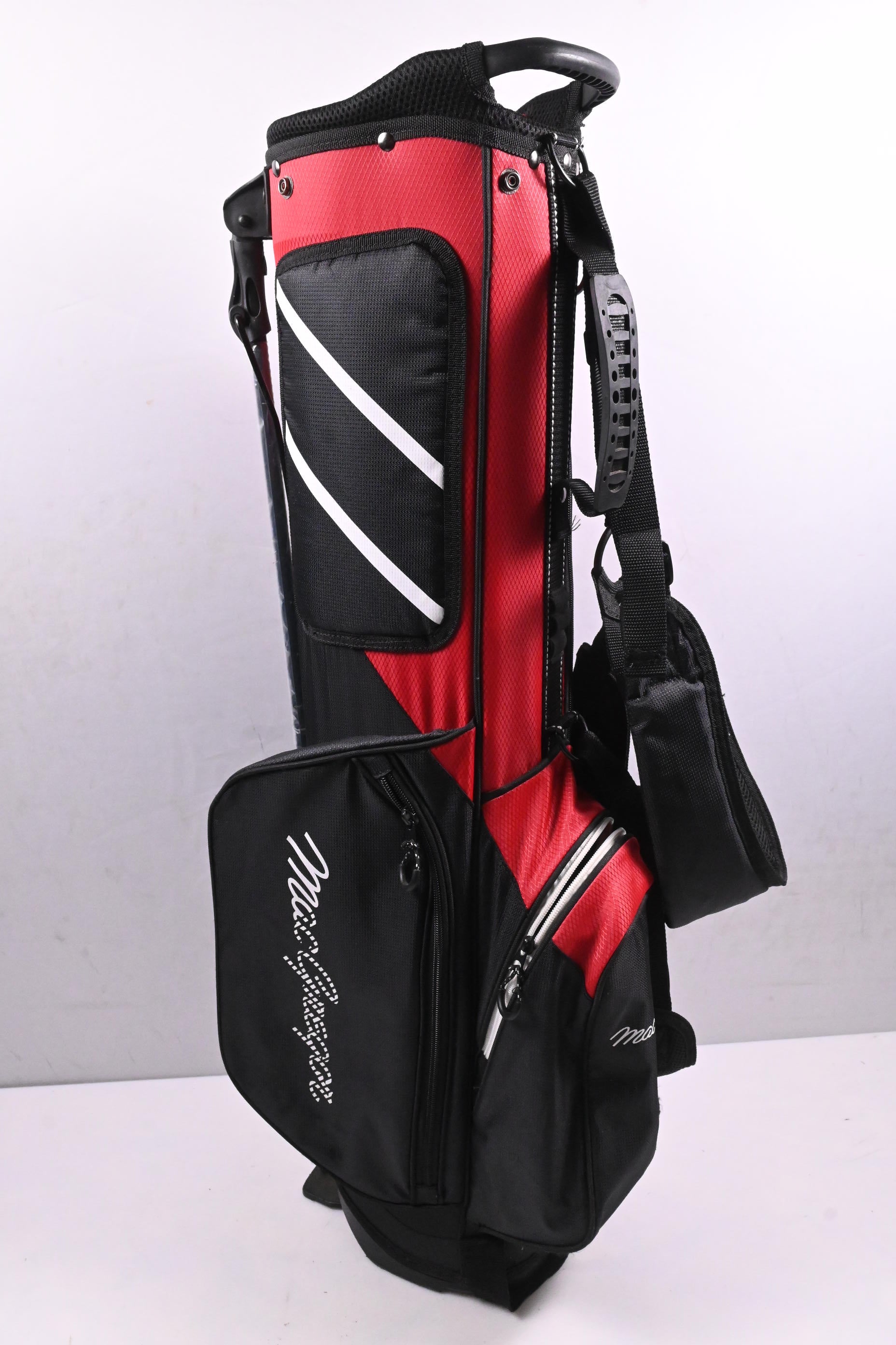 MacGregor Lite Tech Mac 4.0 Stand Bag / 4-Way Divider / Red, Black