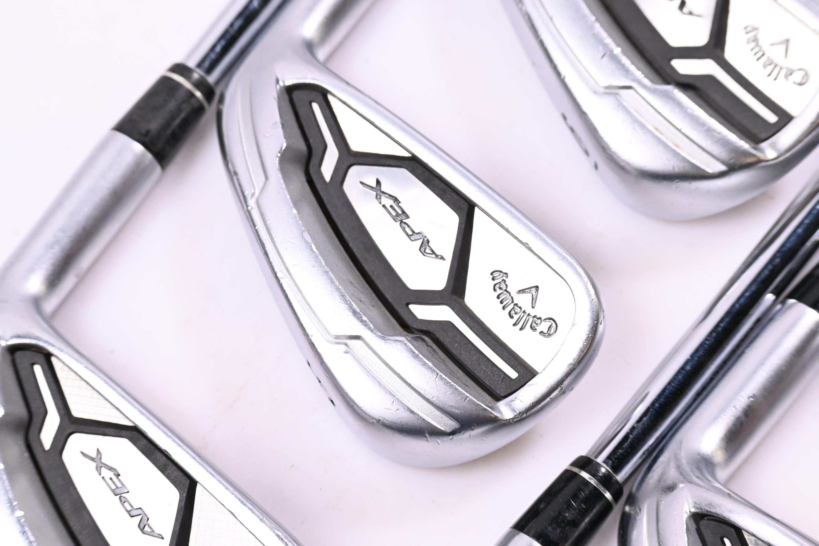 Callaway Apex CF16 Irons / 4-PW+SW / Stiff Flex KBS Tour-V 110 Shafts
