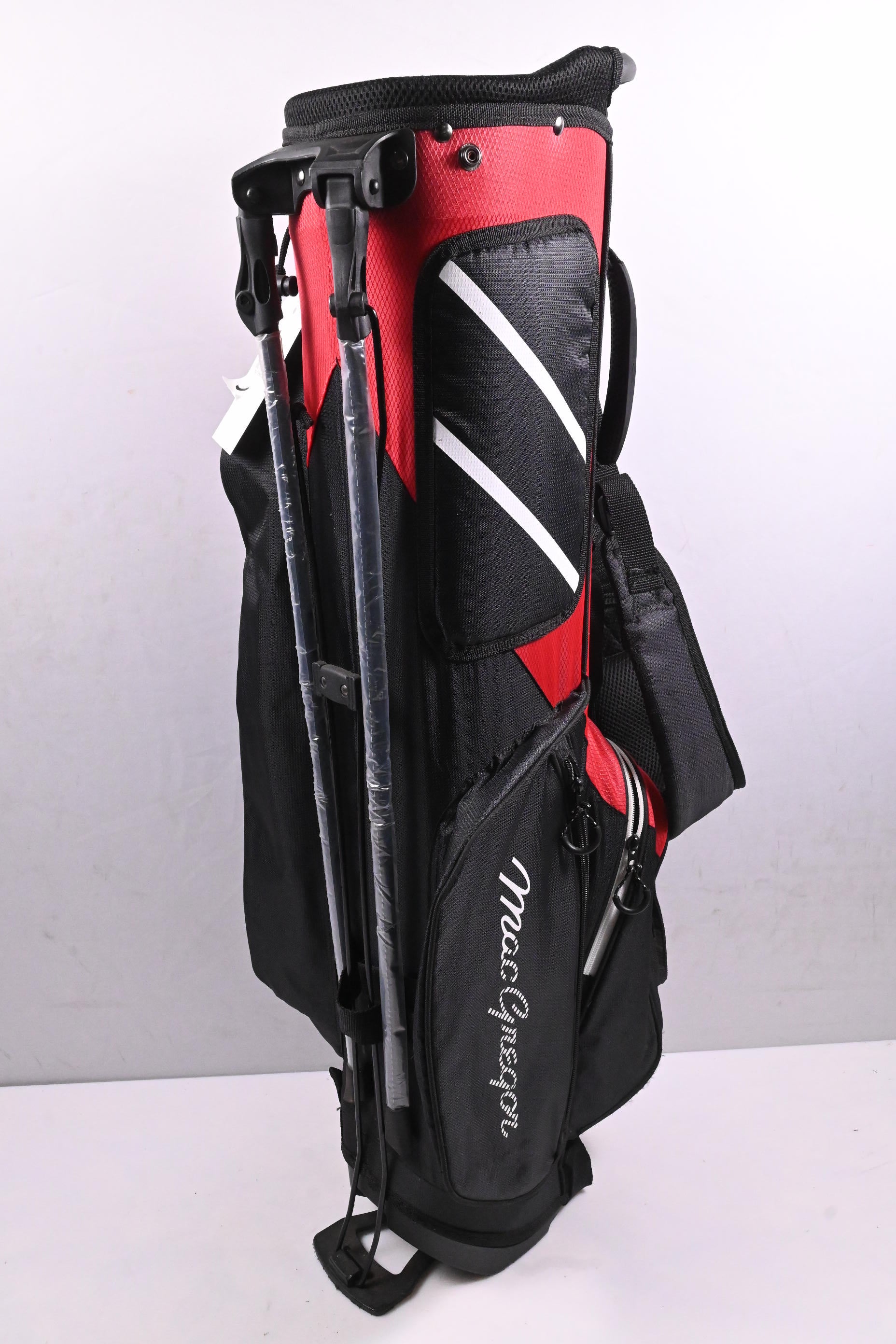 MacGregor Lite Tech Mac 4.0 Stand Bag / 4-Way Divider / Red, Black
