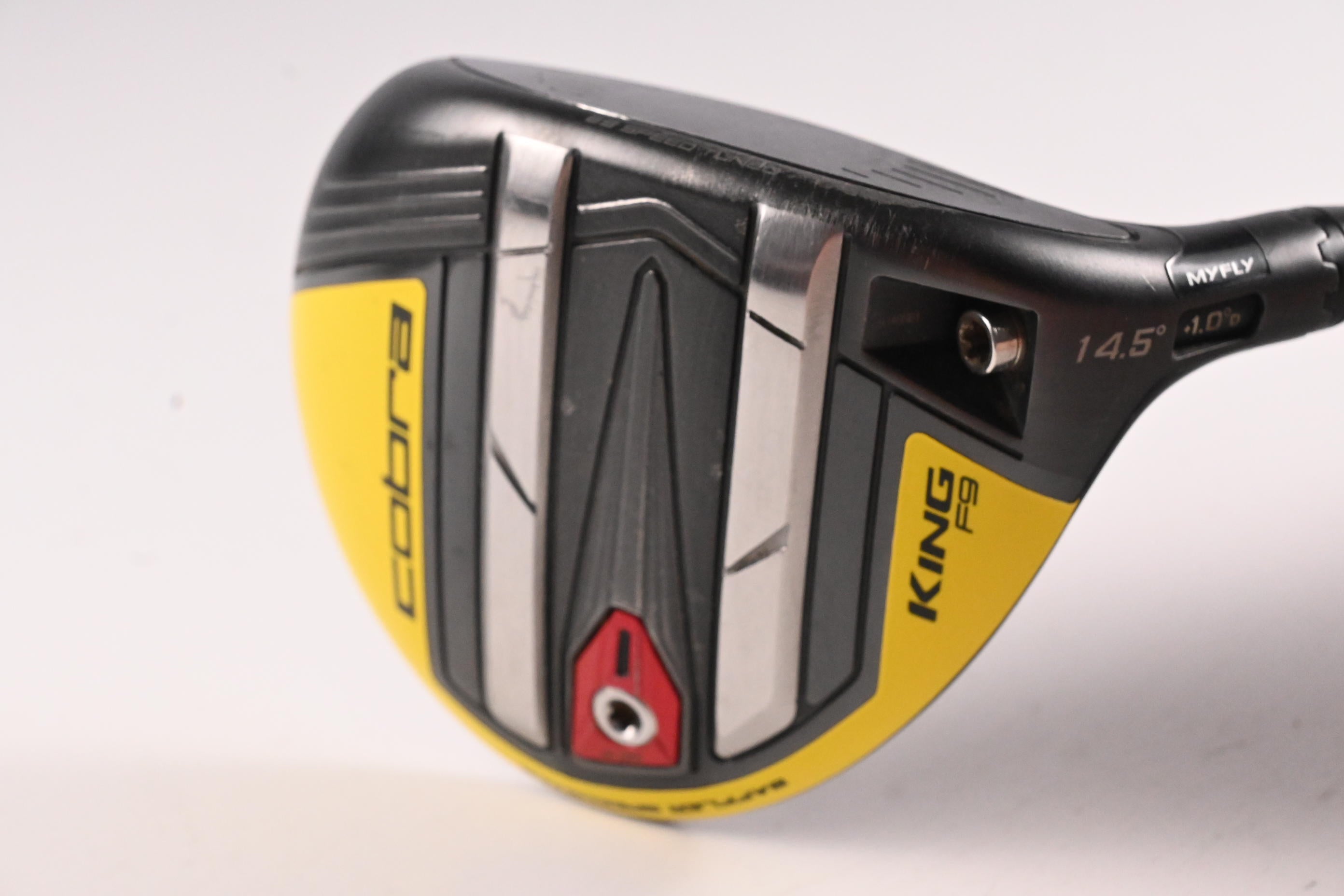 Cobra King F9 #3 Wood / 14.5 Degree / Stiff Flex Fujikura Atmos Blue 7 Shaft
