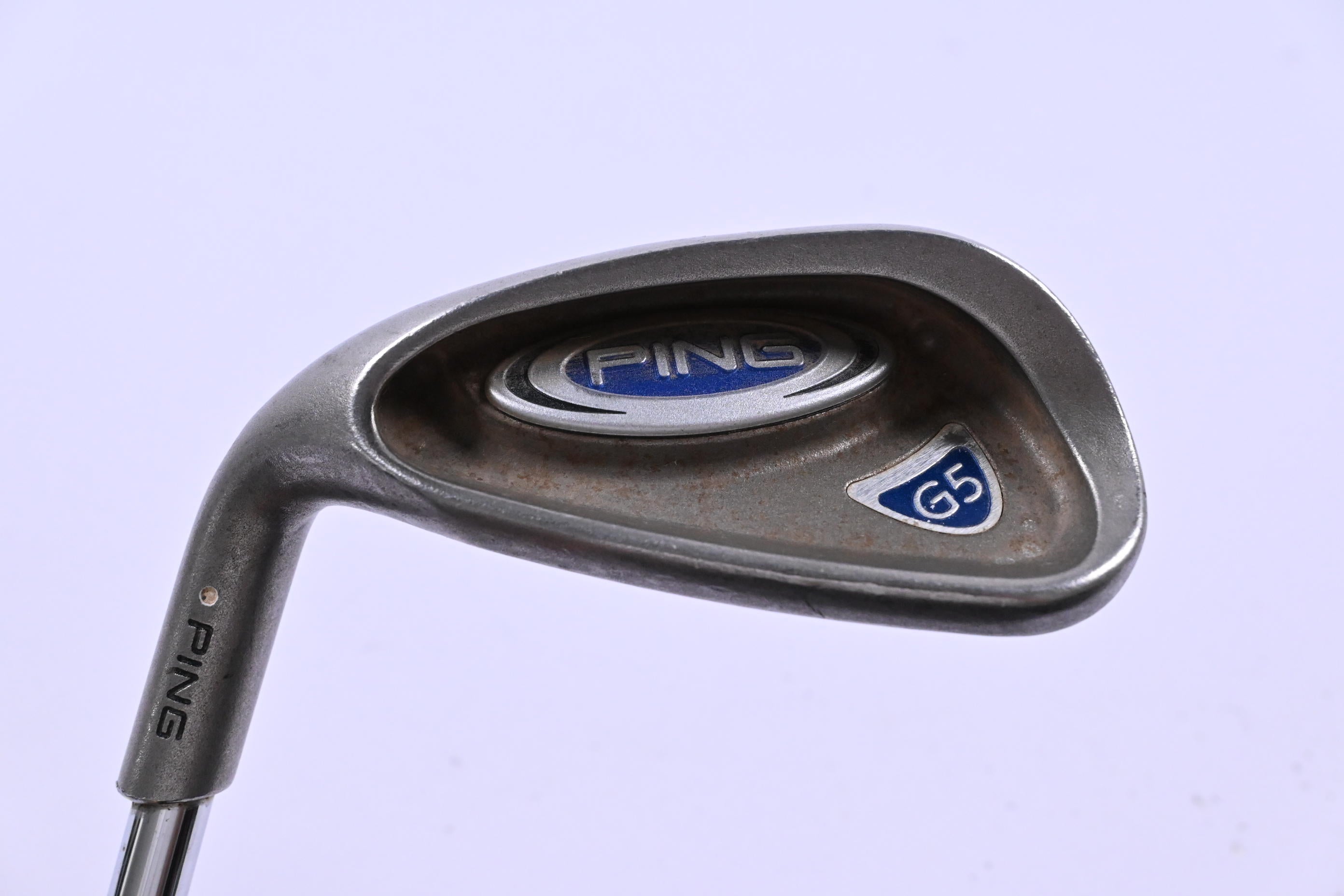 Left Hand Ping G5 Gap Wedge / 50 Degree / Black Dot / Stiff Flex Ping AWT Shaft