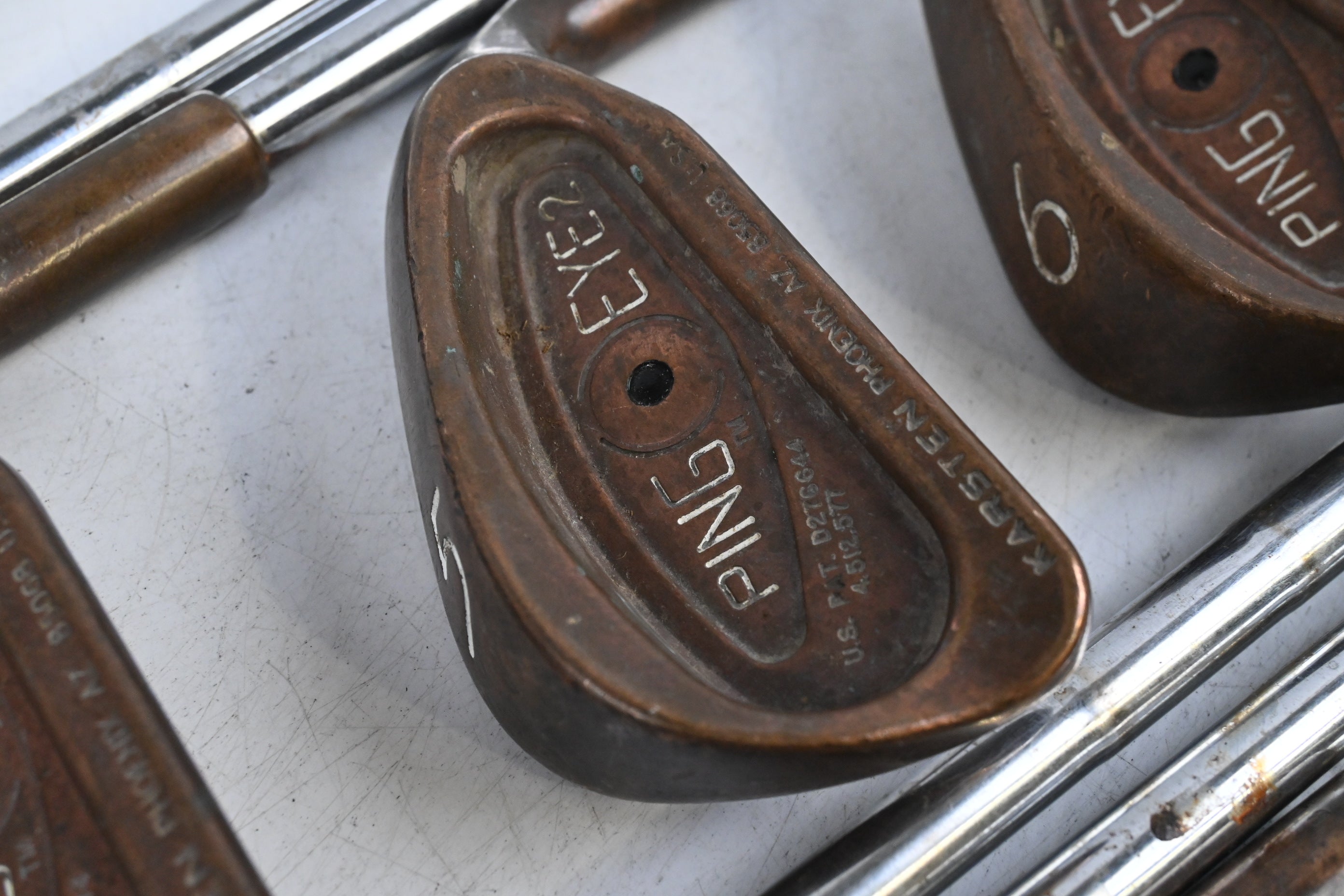 Ping Eye 2 BeCu Irons / 3-PW / Black Dot / Stiff Flex Ping Karsten JZ Lite Shafts