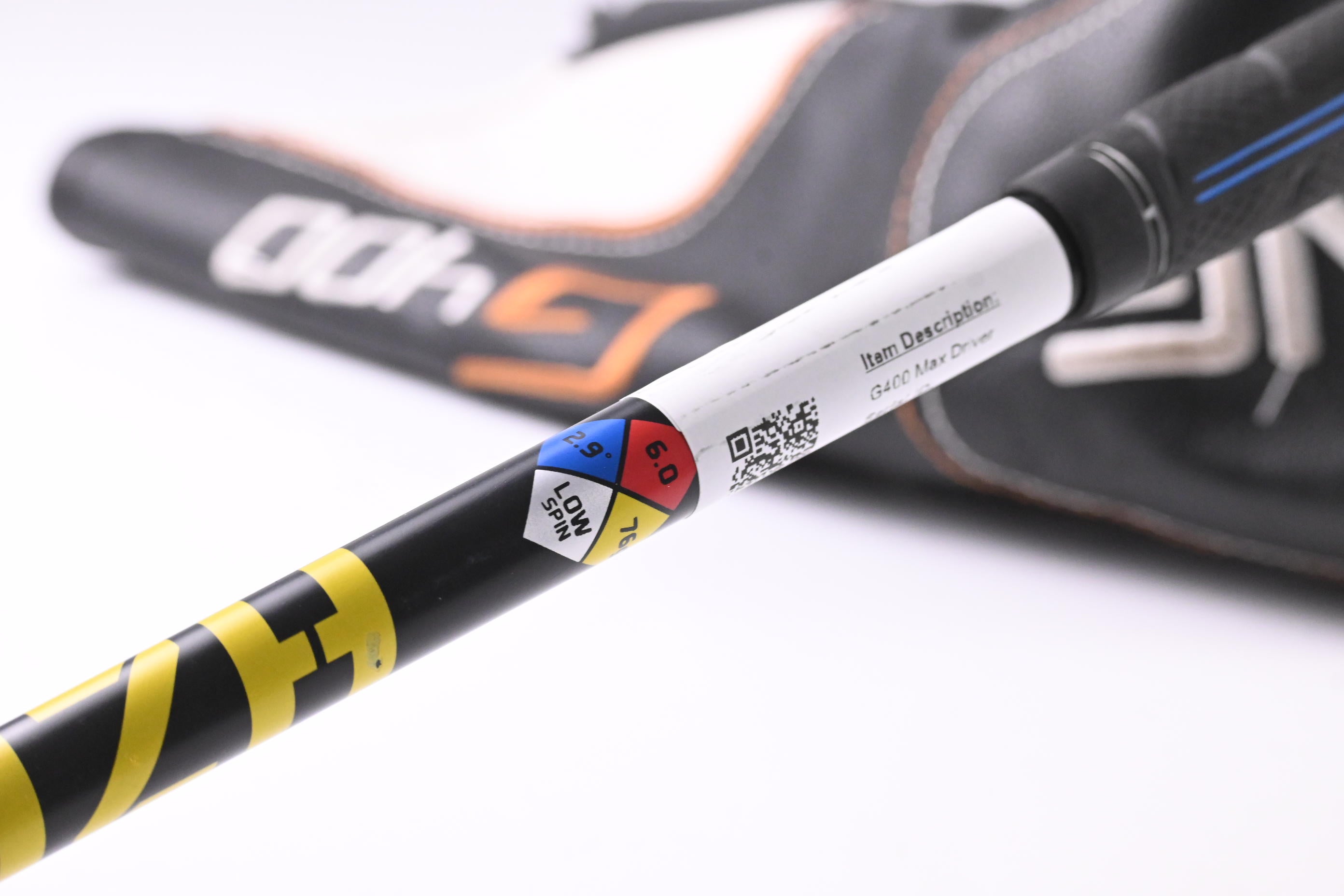Ping G400 Max Driver / 10.5 Degree / Stiff Flex HZRDUS Yellow 76 Shaft