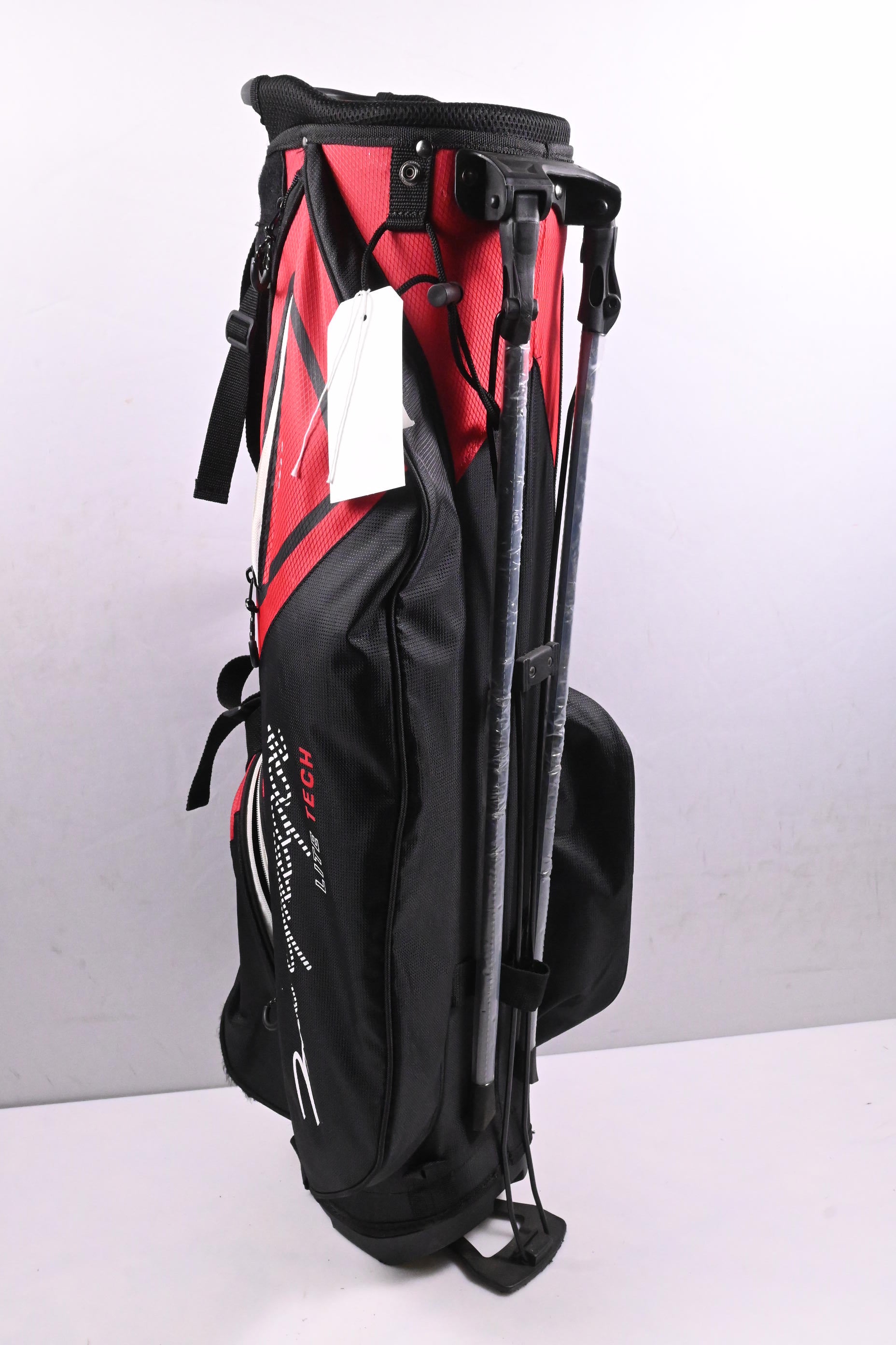 MacGregor Lite Tech Mac 4.0 Stand Bag / 4-Way Divider / Red, Black
