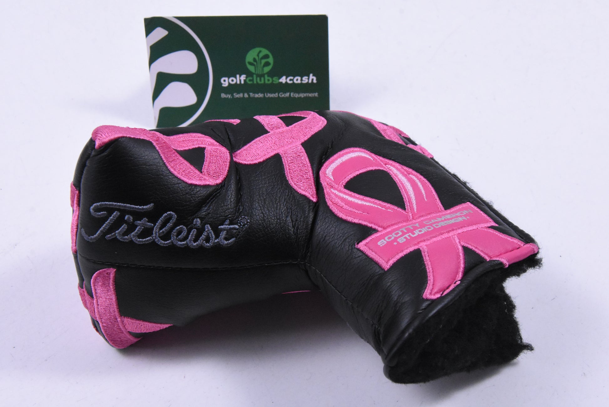 Scotty Cameron 2017 Cameron Collector Pink Ribbon Putter Cover / Mid-Mallet