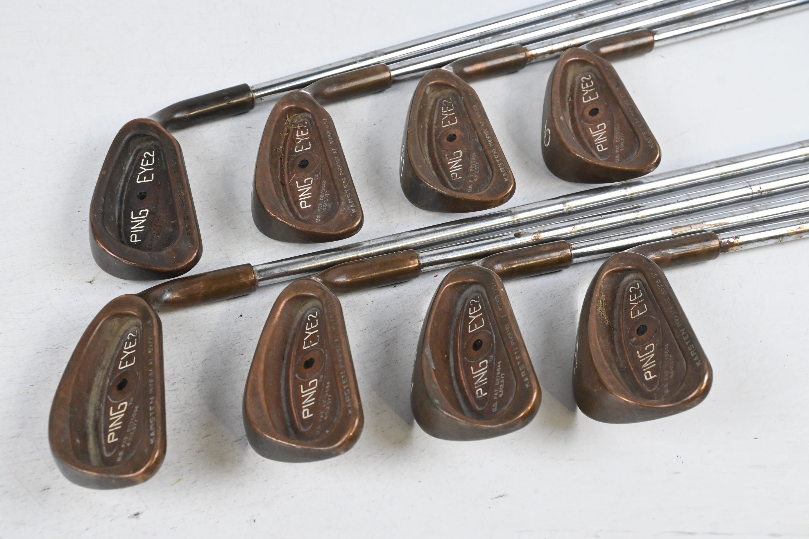 Ping Eye 2 BeCu Irons / 3-PW / Black Dot / Stiff Flex Ping Karsten JZ Lite Shafts