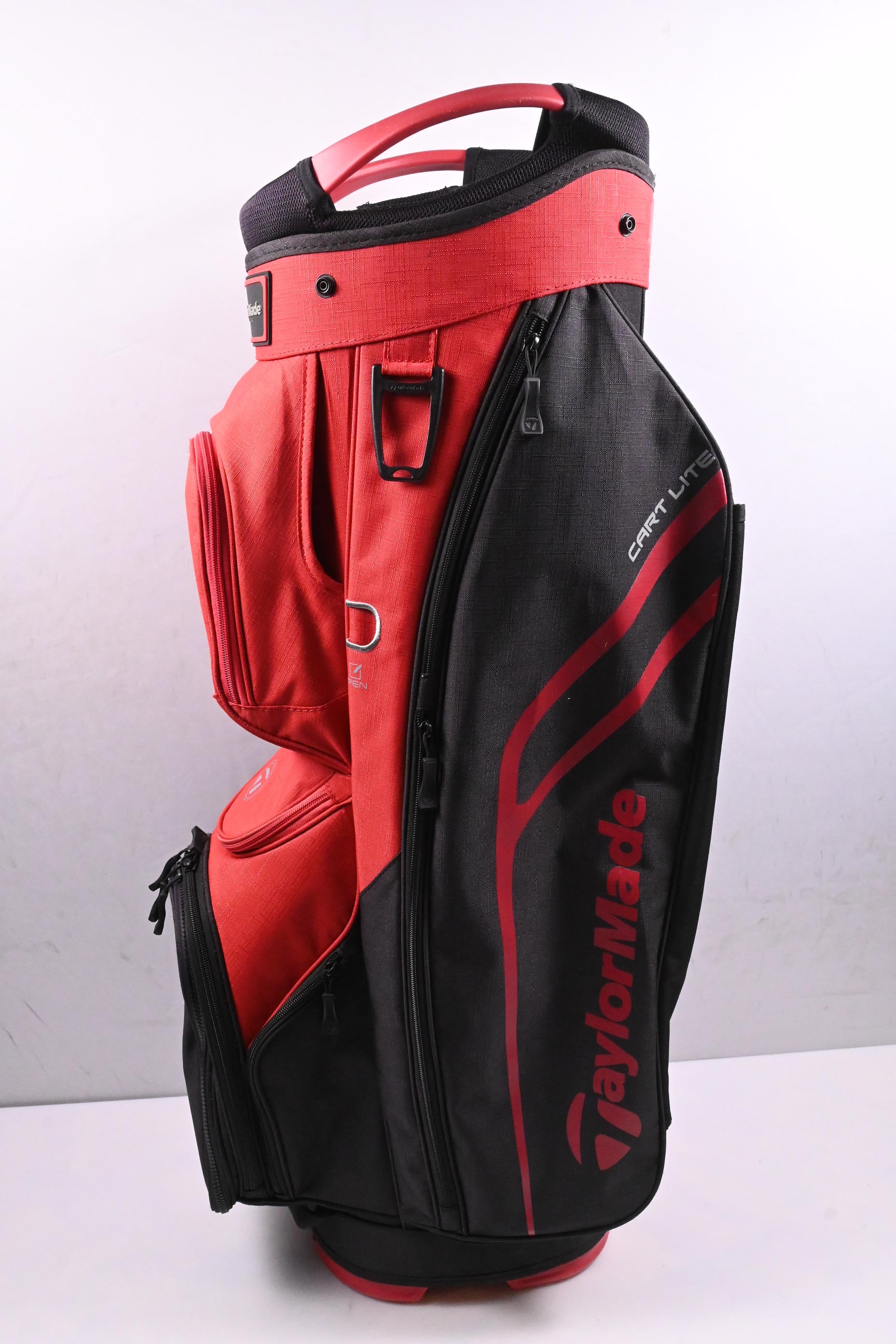 Taylormade Cart Lite Cart Bag / 14-Way Divider / Red & Black
