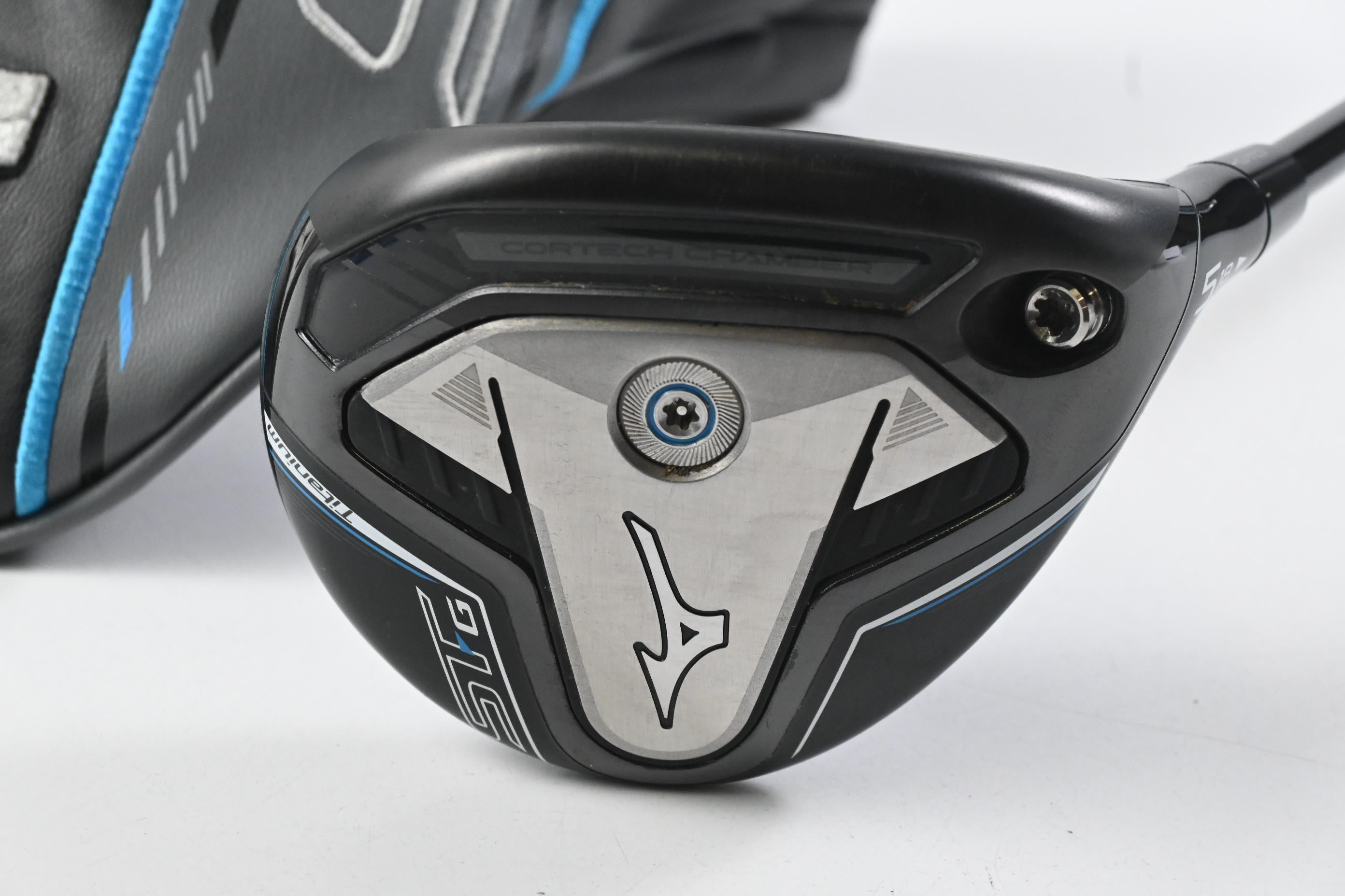 Mizuno ST-G Titanium #5 Wood / 18 Degree / Stiff Flex Hzrdus Smoke Blue RDX 60