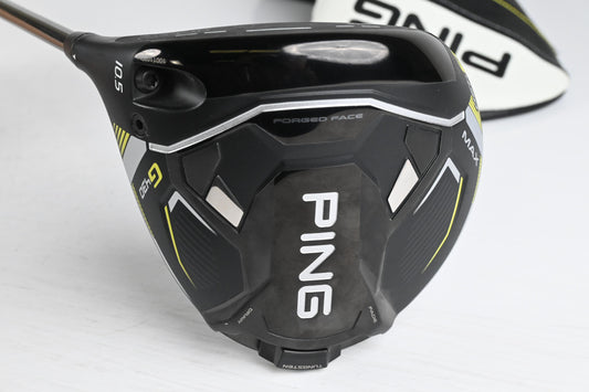 Left Hand Ping G430 Max Driver / 10.5 Degree / Stiff Flex Ping Tour Chrome 2.0