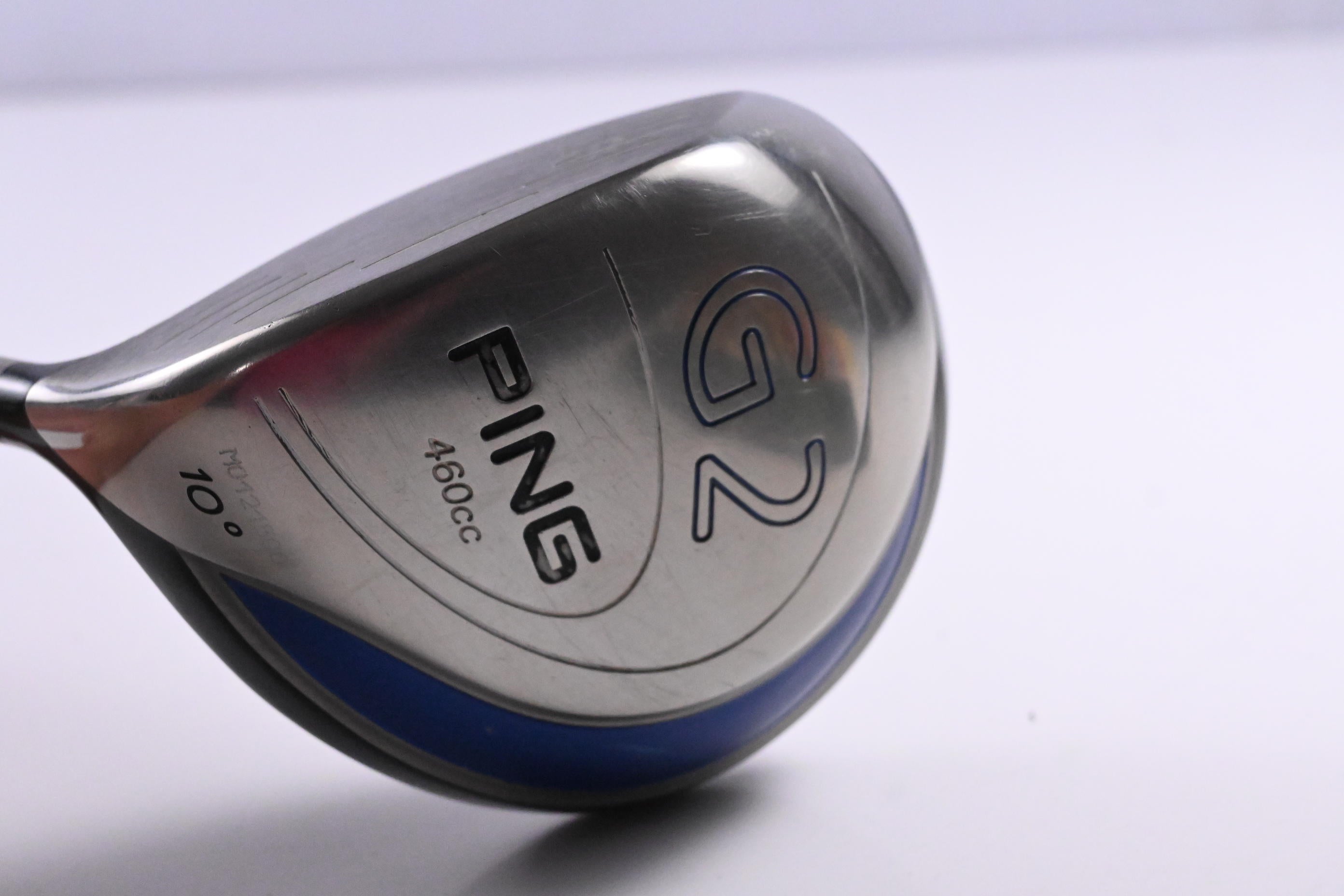 Left Hand Ping G2 Driver / 10 Degree / Regular Flex Grafalloy Prolaunch Blue 65