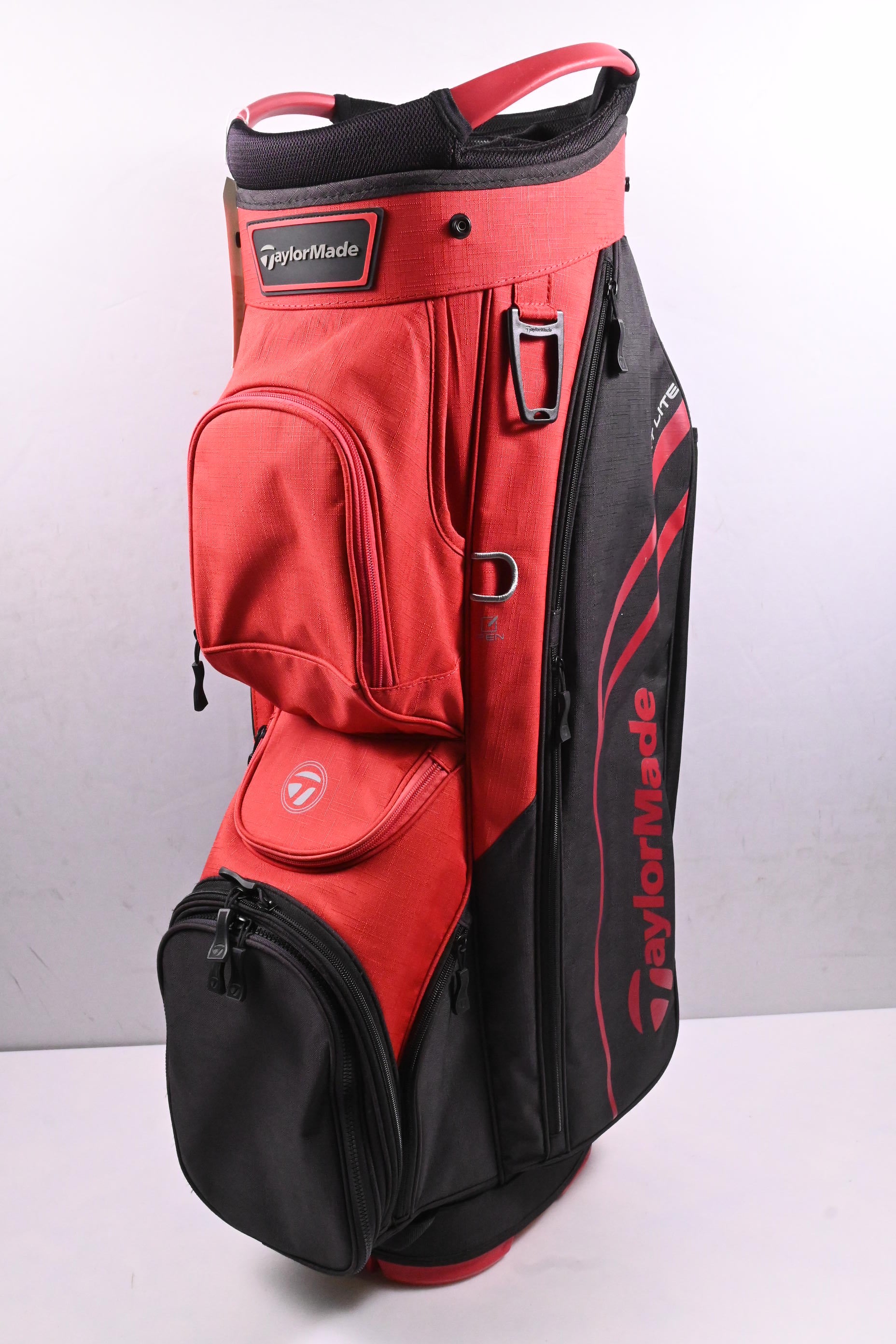 Taylormade Cart Lite Cart Bag / 14-Way Divider / Red & Black