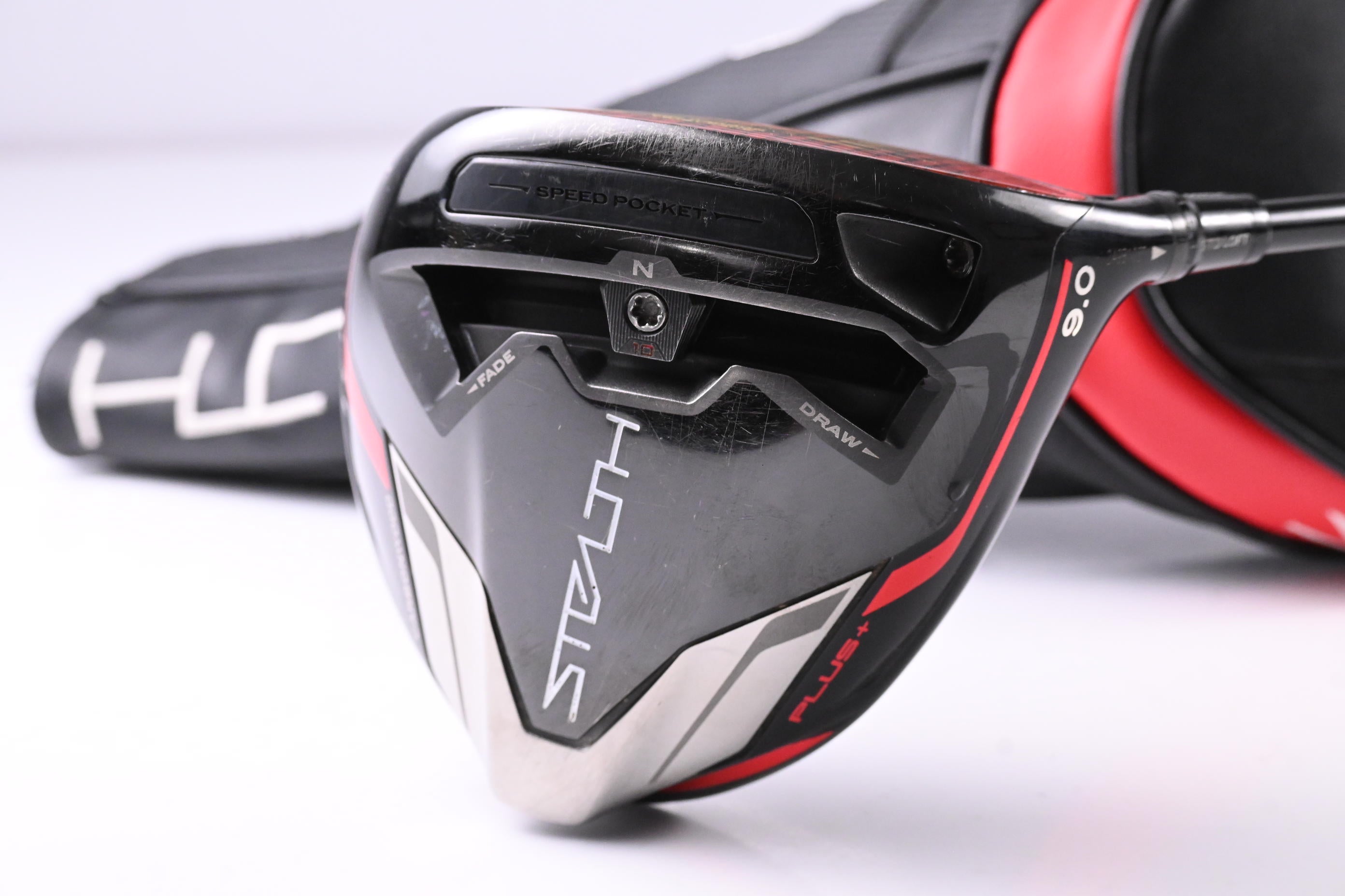 Taylormade Stealth Plus Driver / 9 Degree / Stiff Flex HZRDUS Smoke Red RDX 60