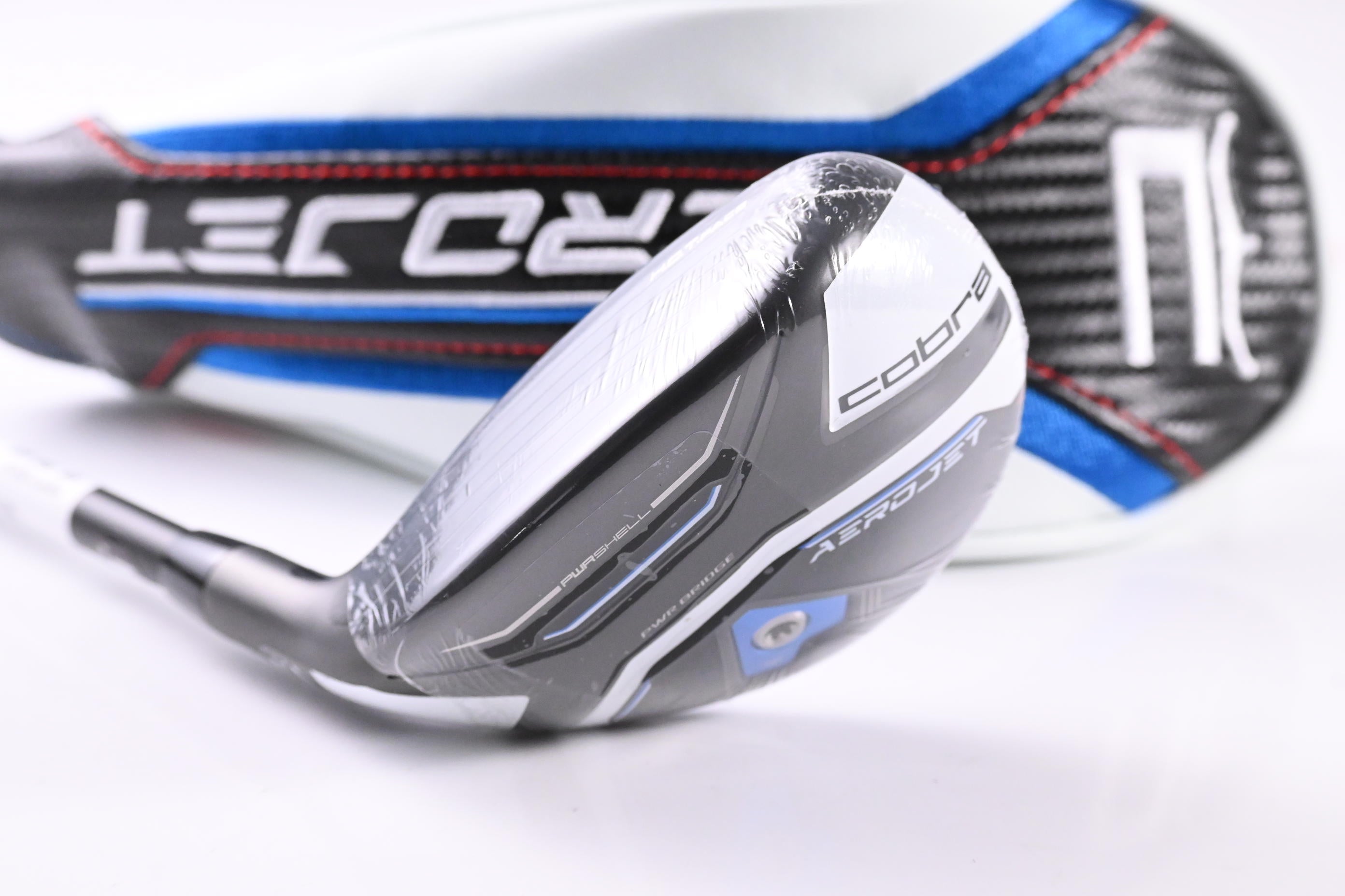 Left Hand Cobra Aerojet #4 Hybrid / 21 Degree / Regular Flex KBS PGI 75 Shaft