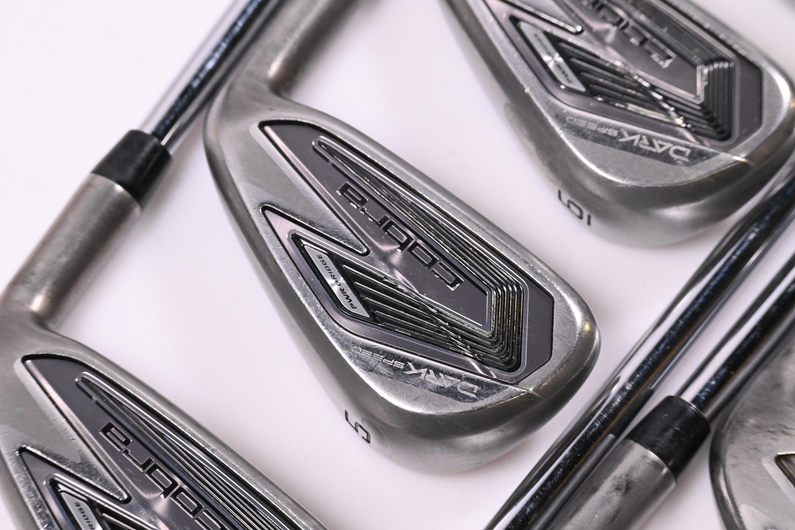 Cobra Darkspeed Irons / 4-PW+GW / Stiff Flex KBS Tour Lite Shafts