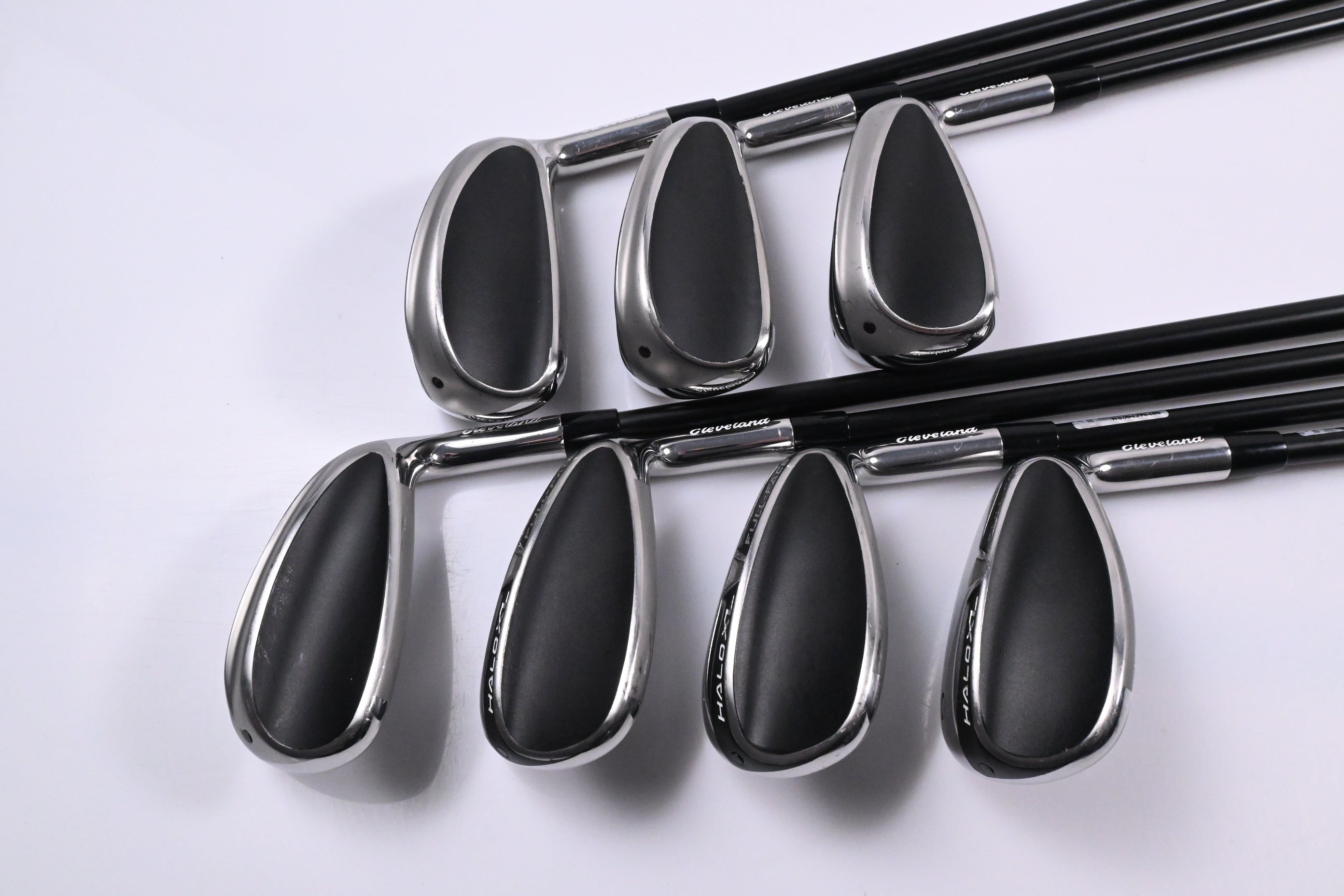 Cleveland Halo XL Full Face Irons / 6-PW+GW+SW / Regular Flex Helium Nanocore 60