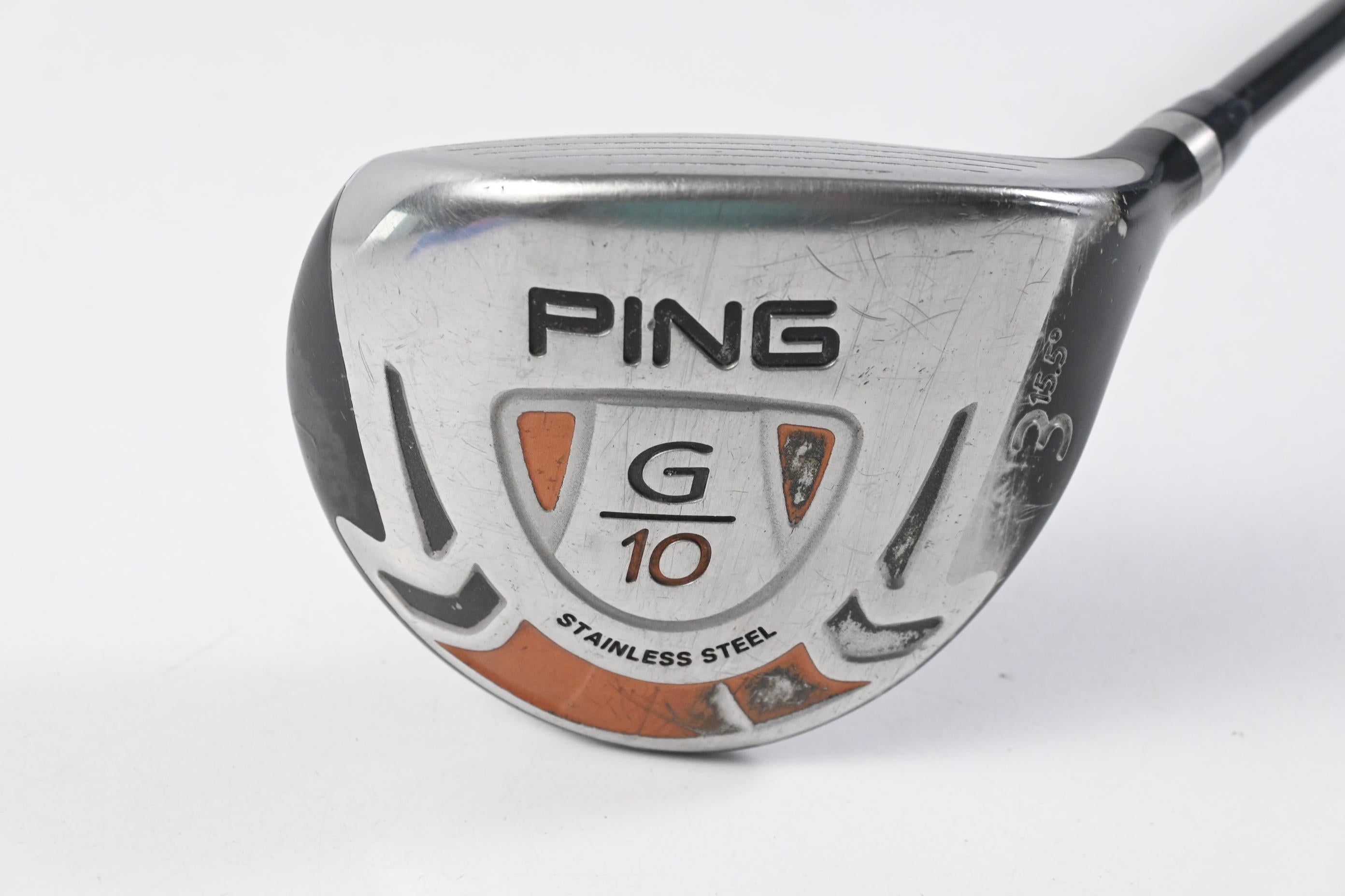 Ping G10 #3 Wood / 15.5 Degree / Stiff Flex Grafalloy ProLaunch Red Shaft