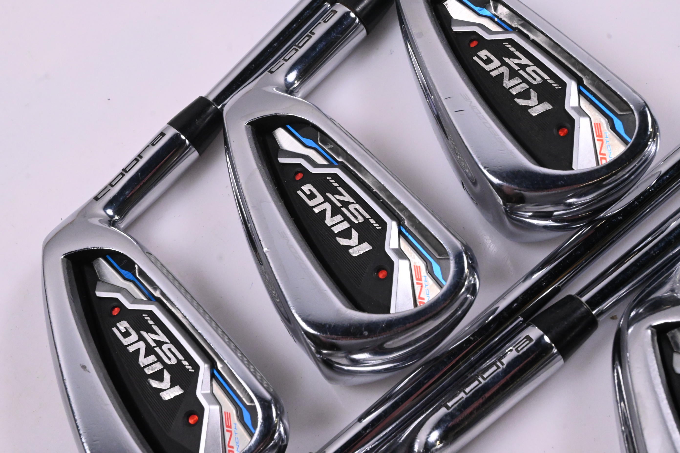 Cobra King Speedzone One Length Irons / 5-PW+GW / Stiff Flex KBS Tour 80