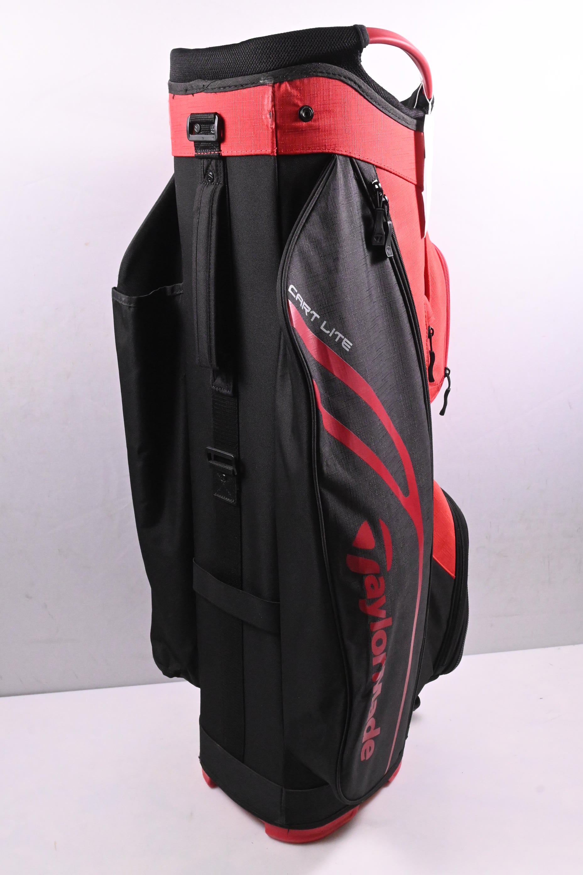 Taylormade Cart Lite Cart Bag / 14-Way Divider / Red & Black