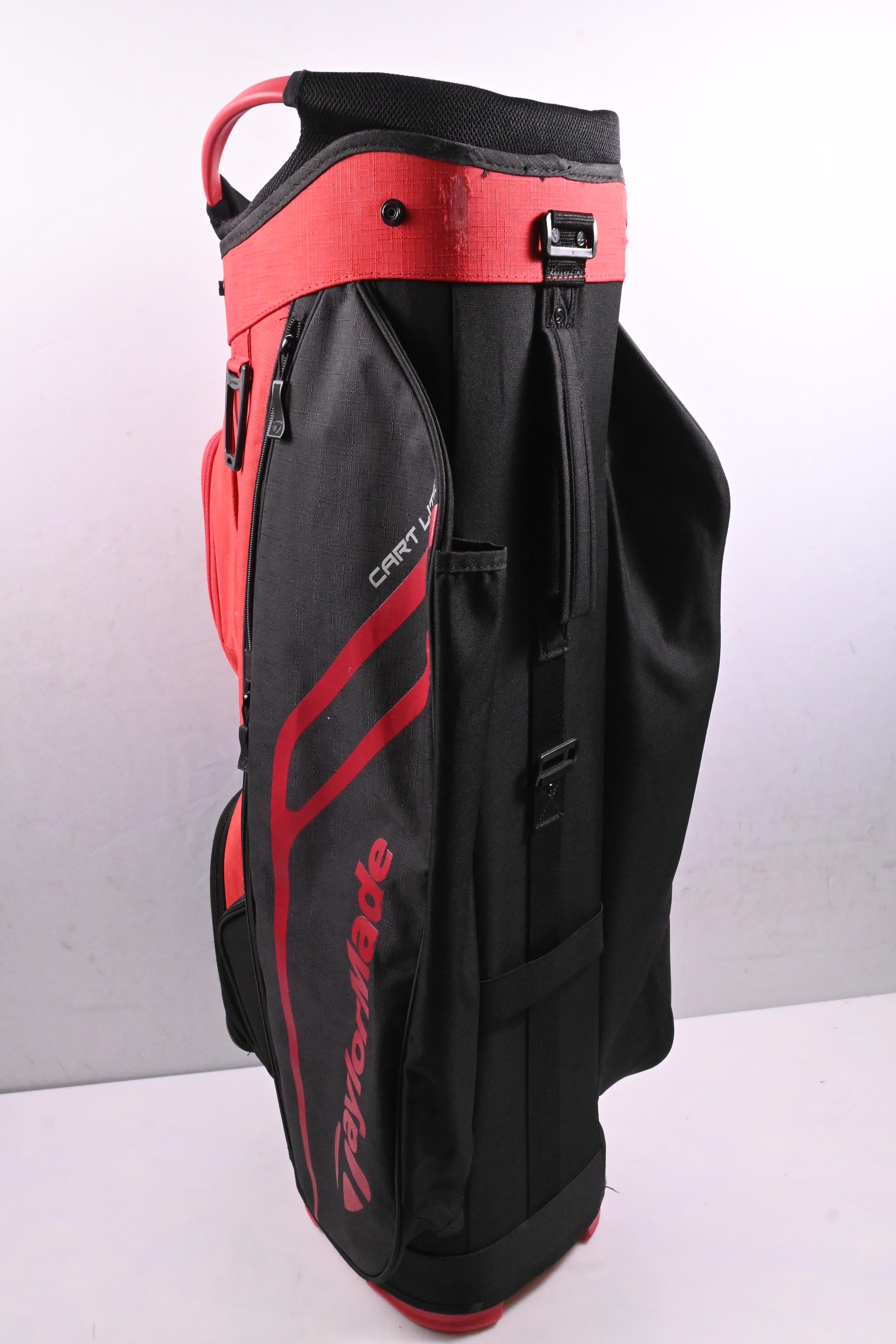 Taylormade Cart Lite Cart Bag / 14-Way Divider / Red & Black
