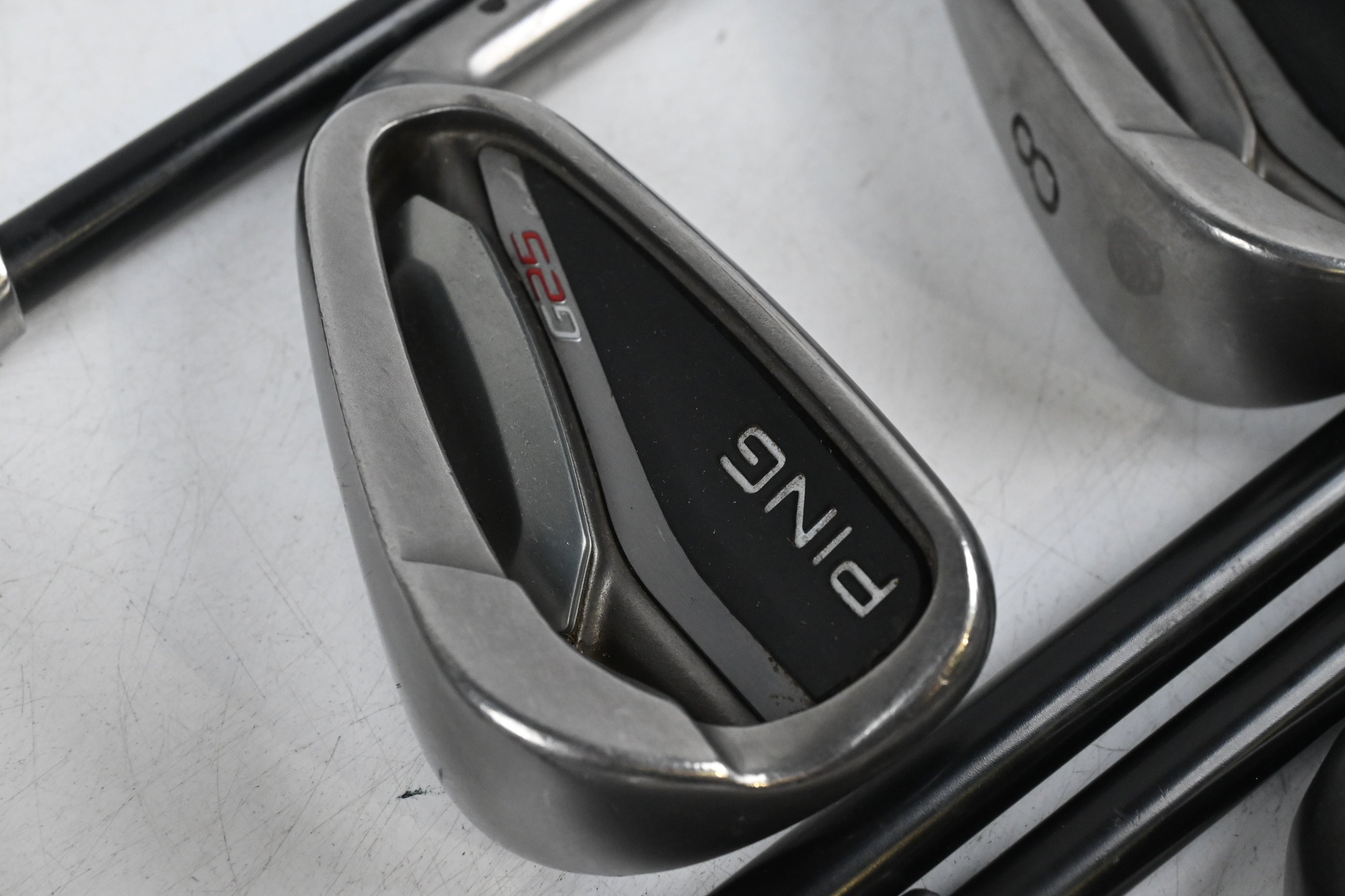 Ping G25 Irons / 6-PW+GW+SW / Black Dot / Regular Flex Ping TFC 189 Shafts