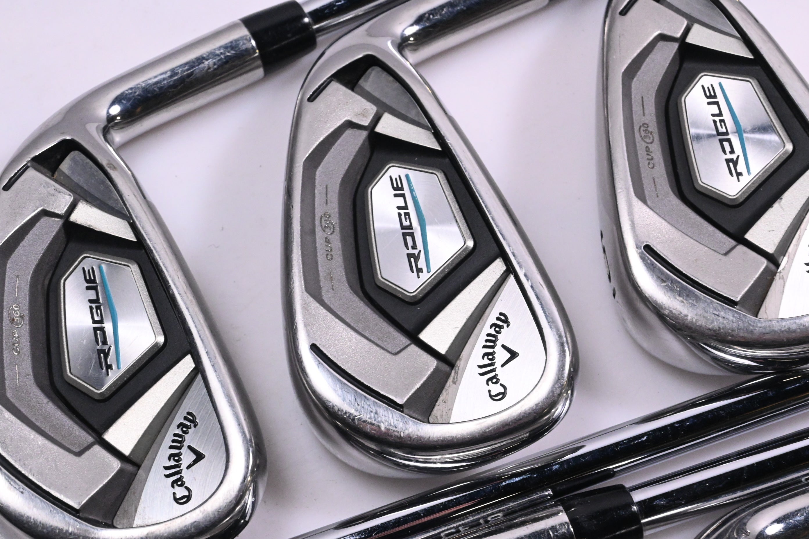 Callaway Rogue Irons / 4-9i+AW / Stiff Flex XP ST15 95 S300 Shafts