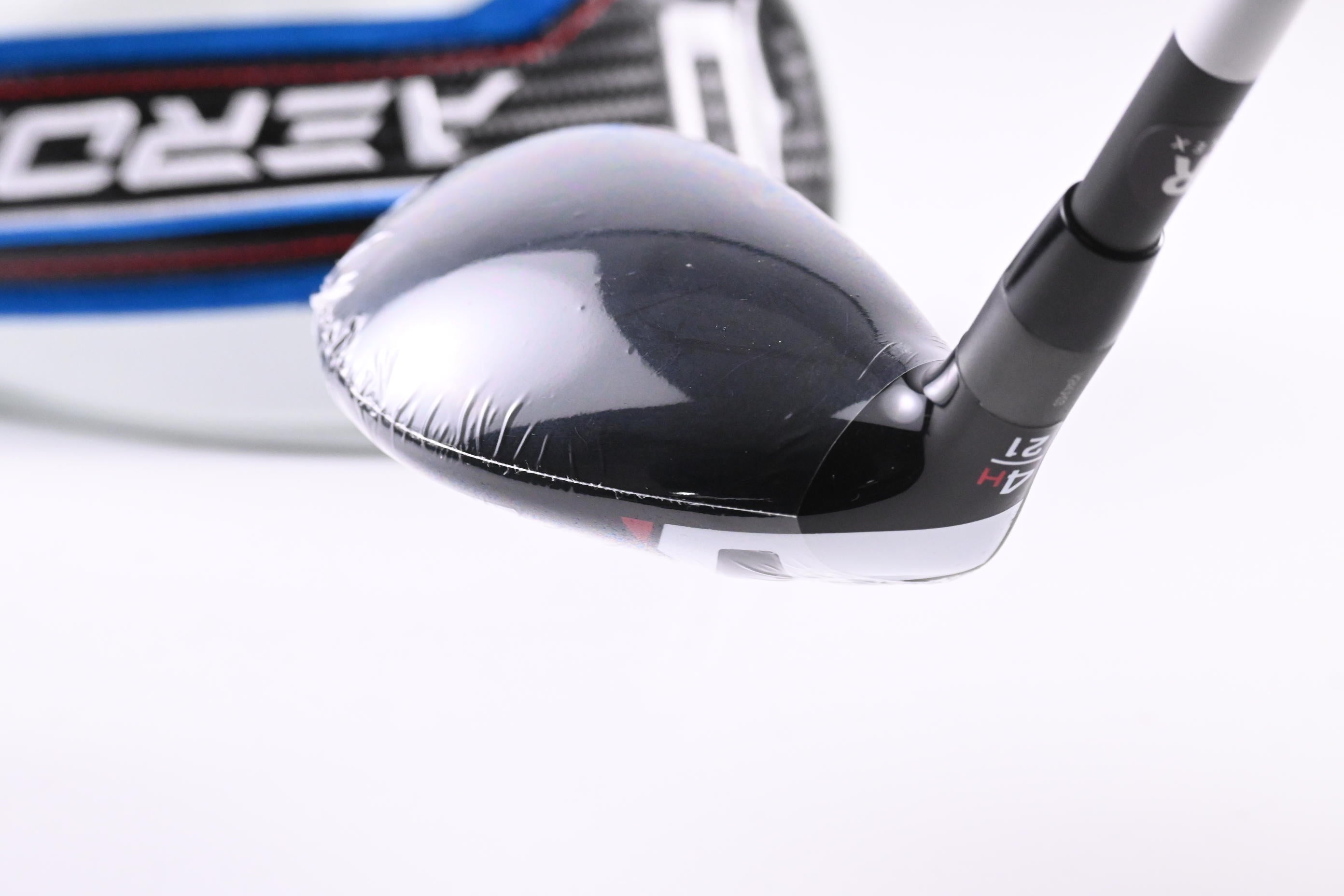 Left Hand Cobra Aerojet #4 Hybrid / 21 Degree / Regular Flex KBS PGI 75 Shaft