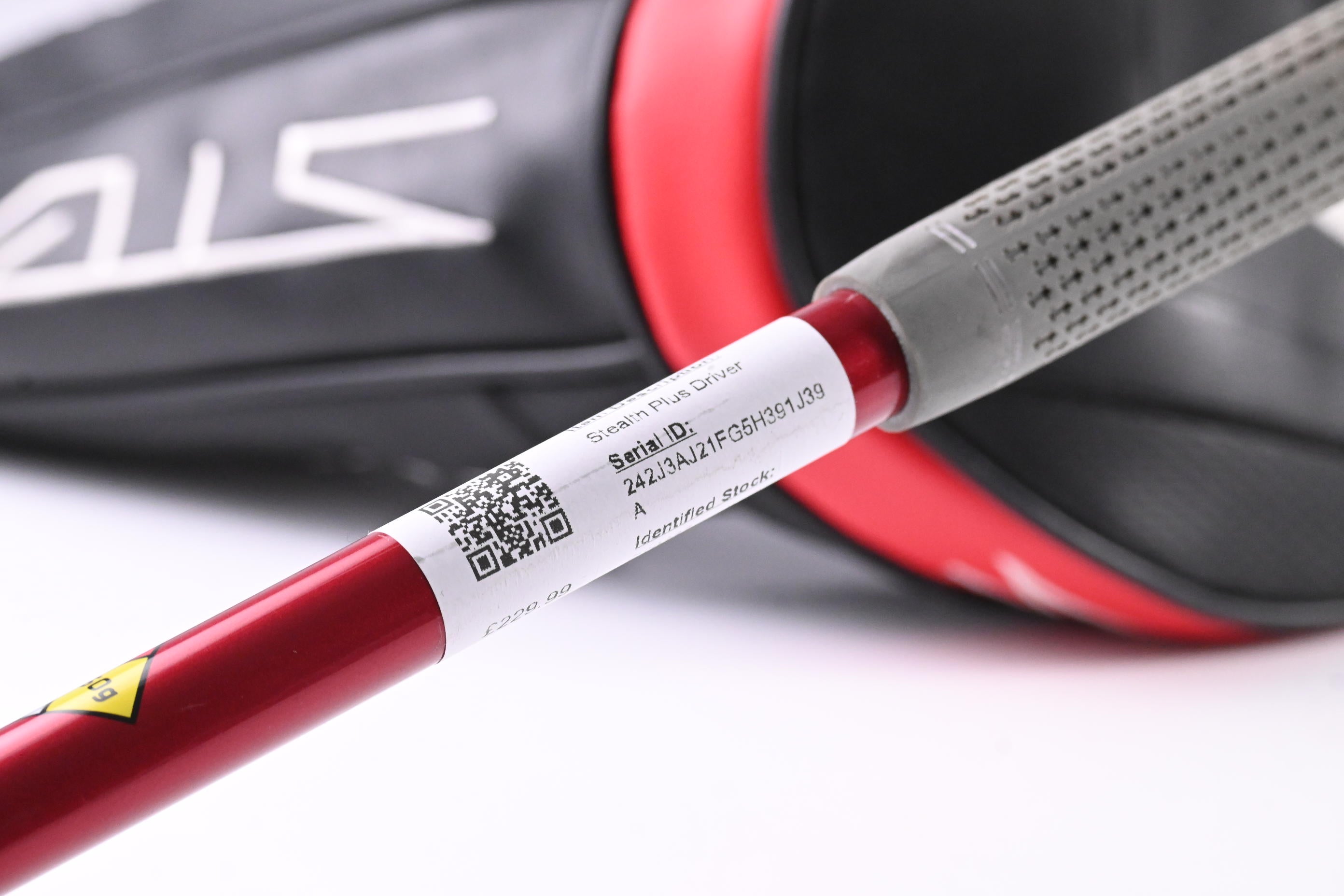 Taylormade Stealth Plus Driver / 9 Degree / Stiff Flex HZRDUS Smoke Red RDX 60