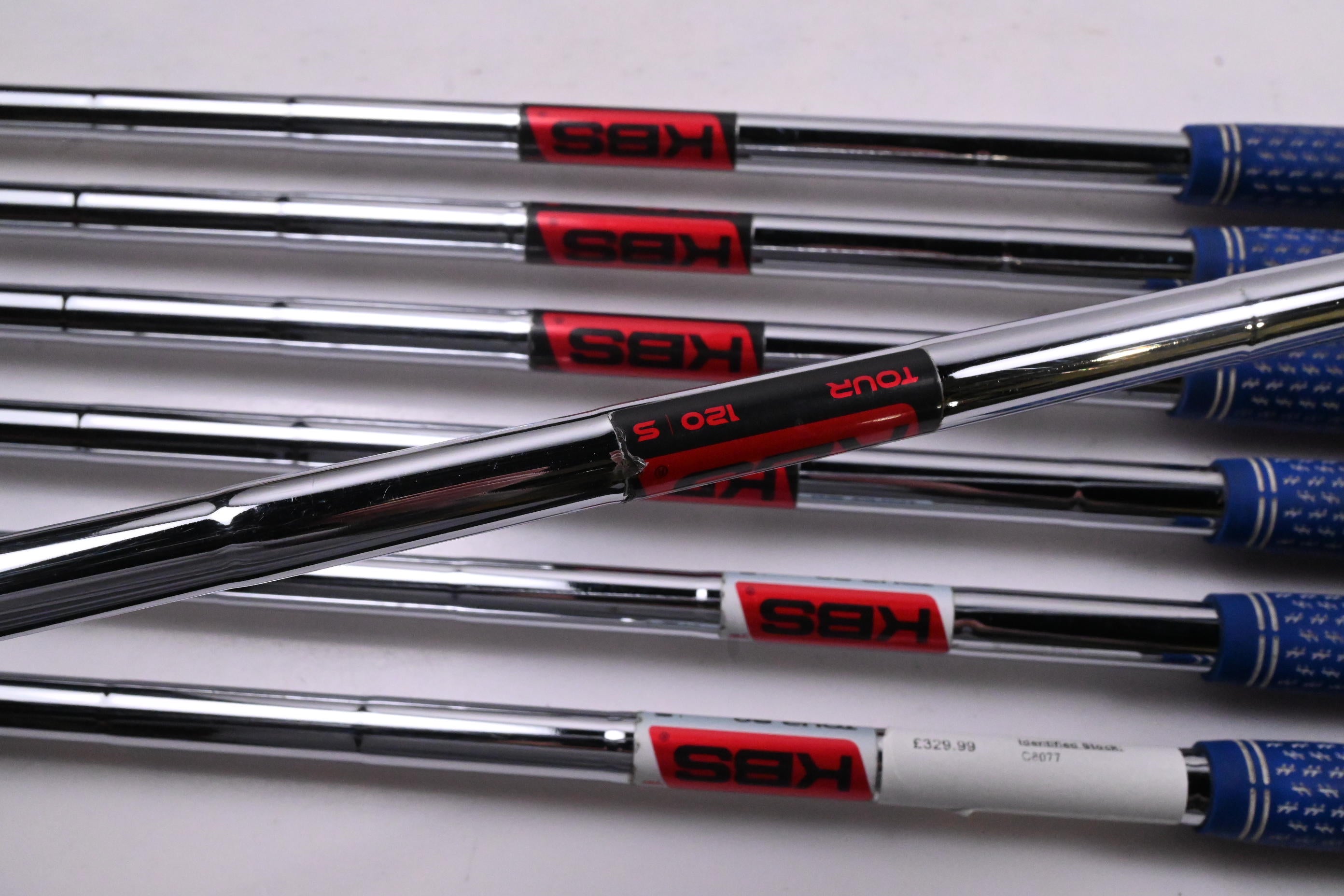 Cobra King Speedzone One Length Irons / 5-PW+GW / Stiff Flex KBS Tour 80