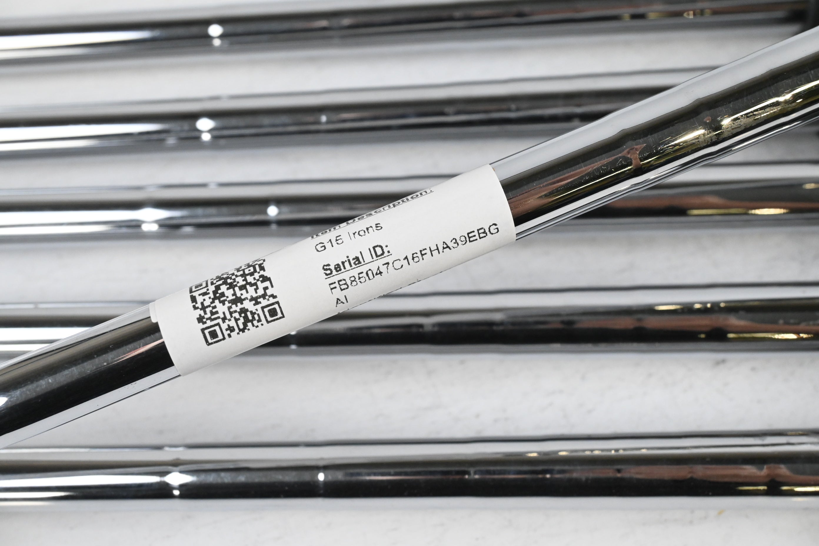 Ping G15 Irons / 5-PW / Black Dot / Regular Flex Ping AWT Shafts