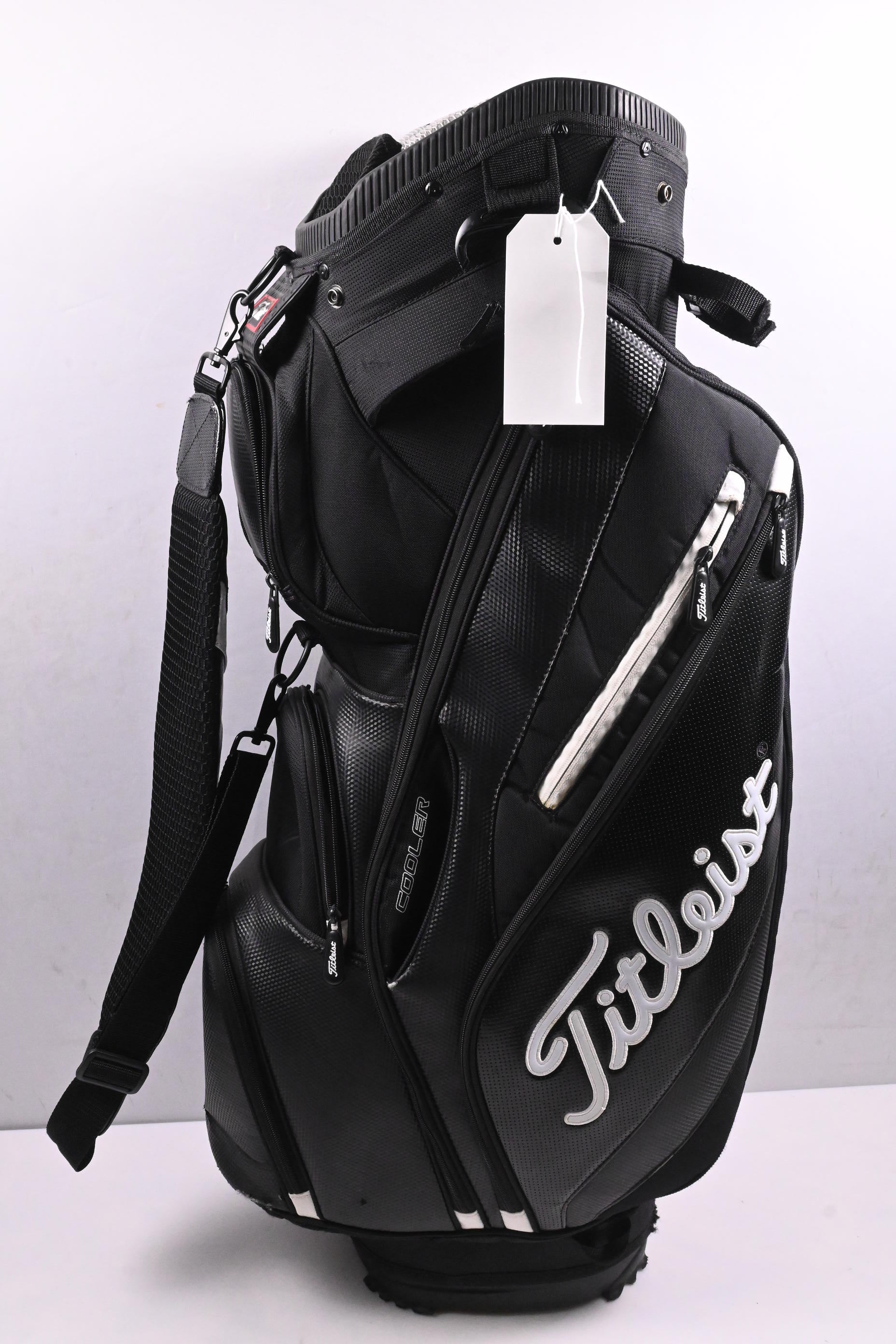 Titleist Cart Bag / 14-Way Divider / Black & White