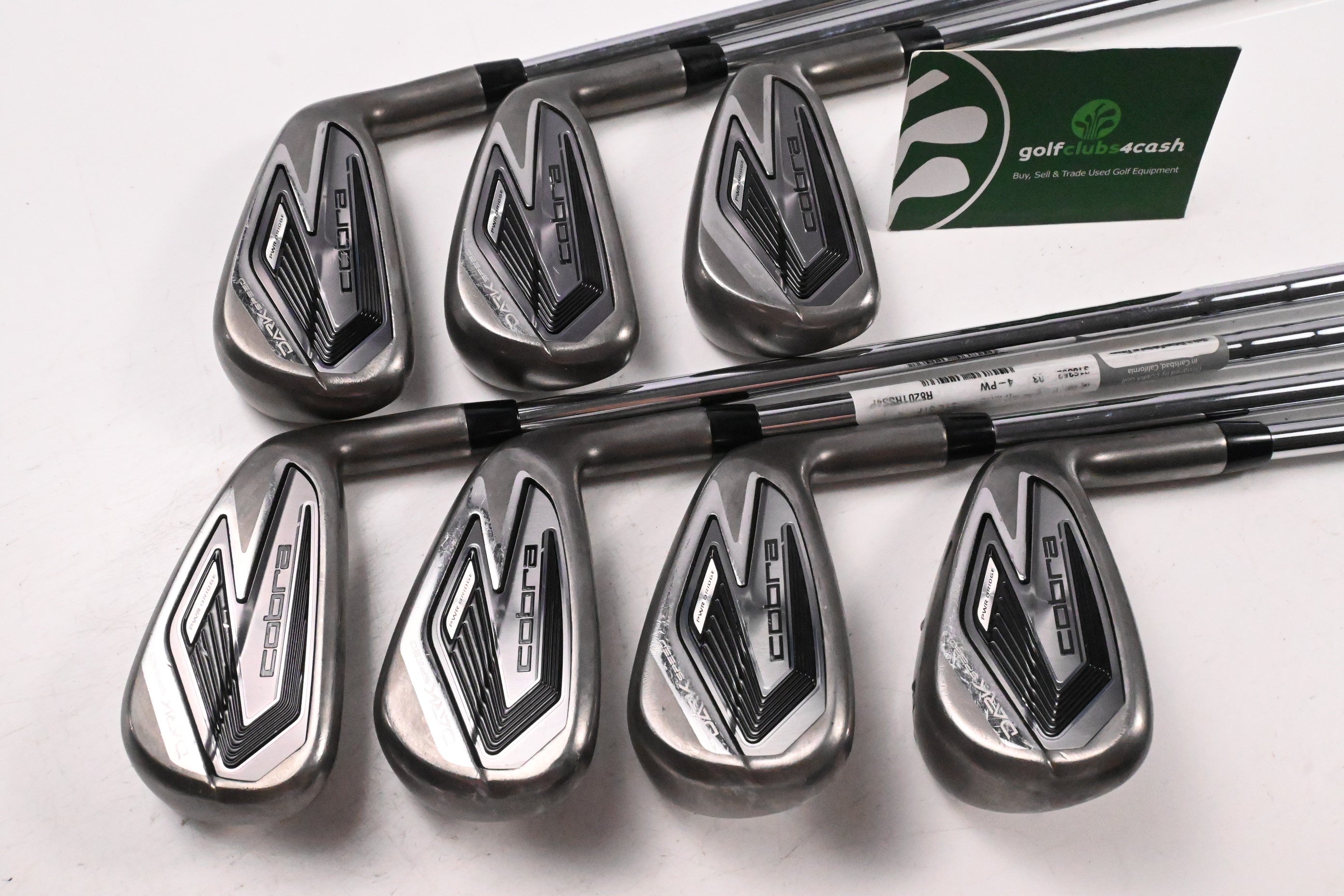 Cobra Darkspeed Irons / 4-PW / Stiff Flex KBS Tour Lite Shafts