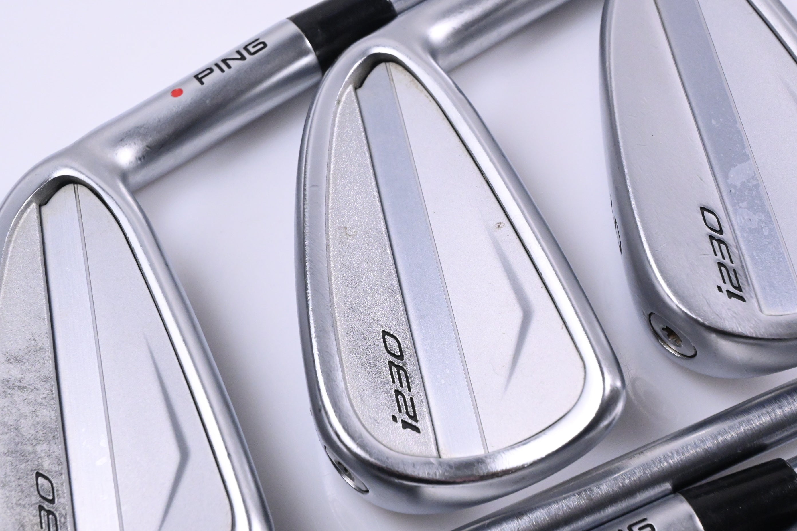 Ping i230 Irons / 4-PW / Red Dot / Regular Plus Flex Project X IO 105 Shafts