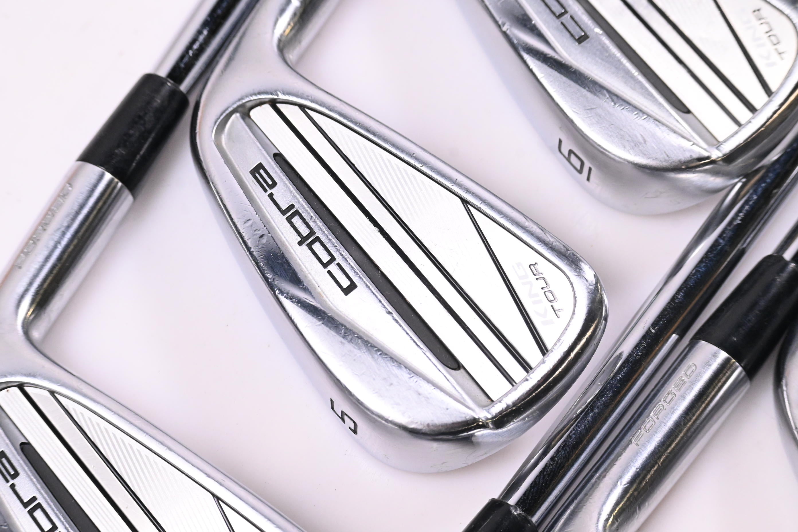 Cobra King Tour 2023 Irons / 4-PW / Stiff Flex KBS Tour Lite Shafts