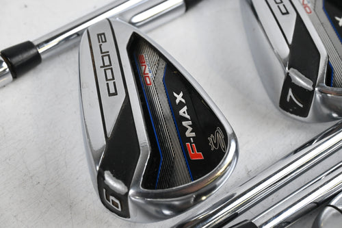 Cobra F-Max One Length Irons / 5-PW+GW / Senior Flex Steel Shafts