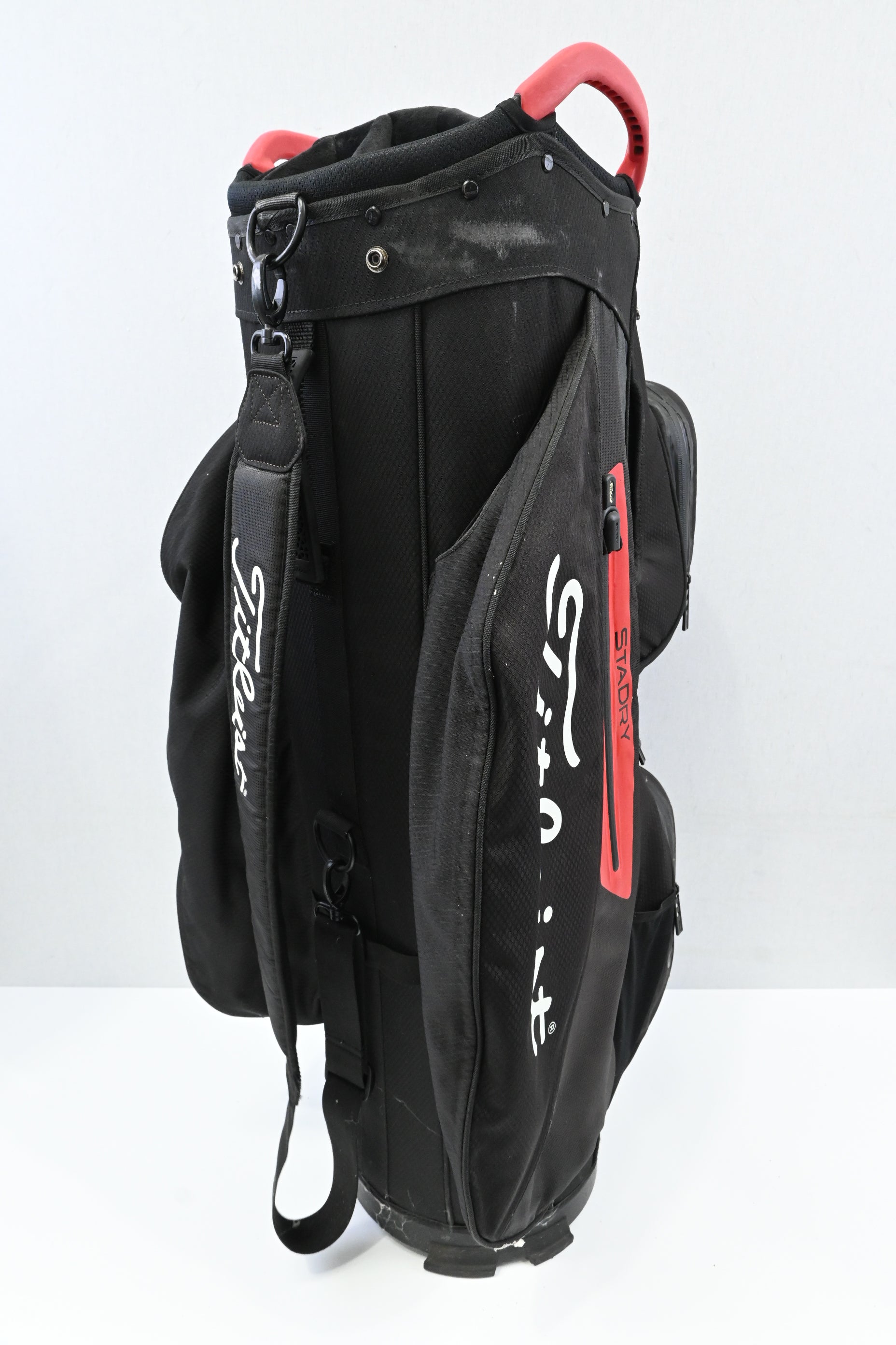 Titleist StaDry Cart Bag / 14-Way Divider / Black, Red