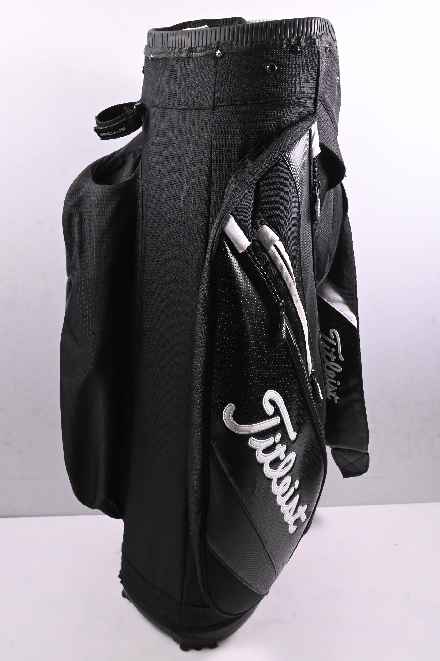 Titleist Cart Bag / 14-Way Divider / Black & White