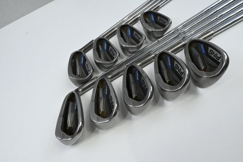 Ping G30 Irons / 4-PW+UW+SW / Blue Dot / Stiff Flex Ping CFS Distance Shafts