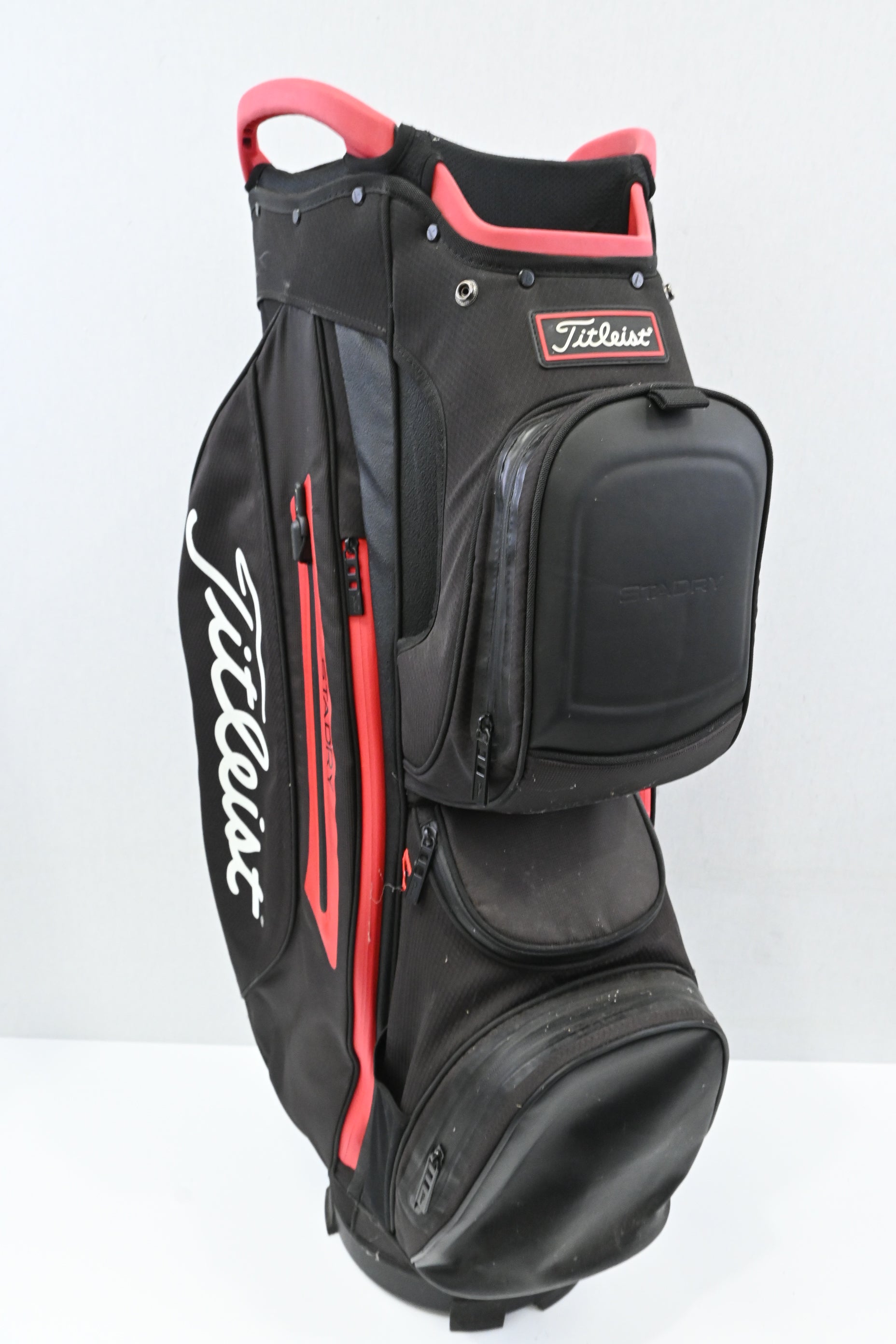 Titleist StaDry Cart Bag / 14-Way Divider / Black, Red