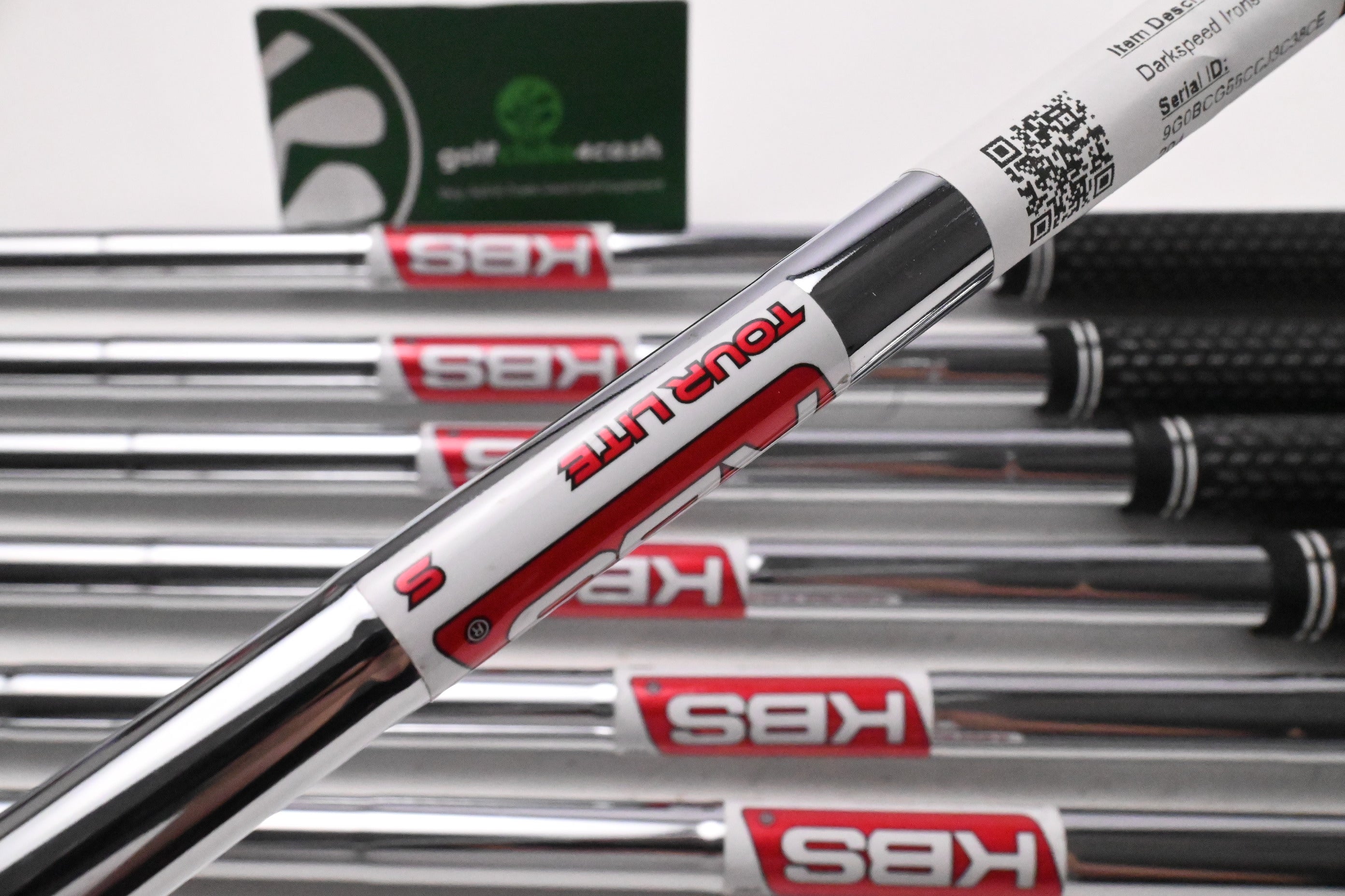 Cobra Darkspeed Irons / 4-PW / Stiff Flex KBS Tour Lite Shafts