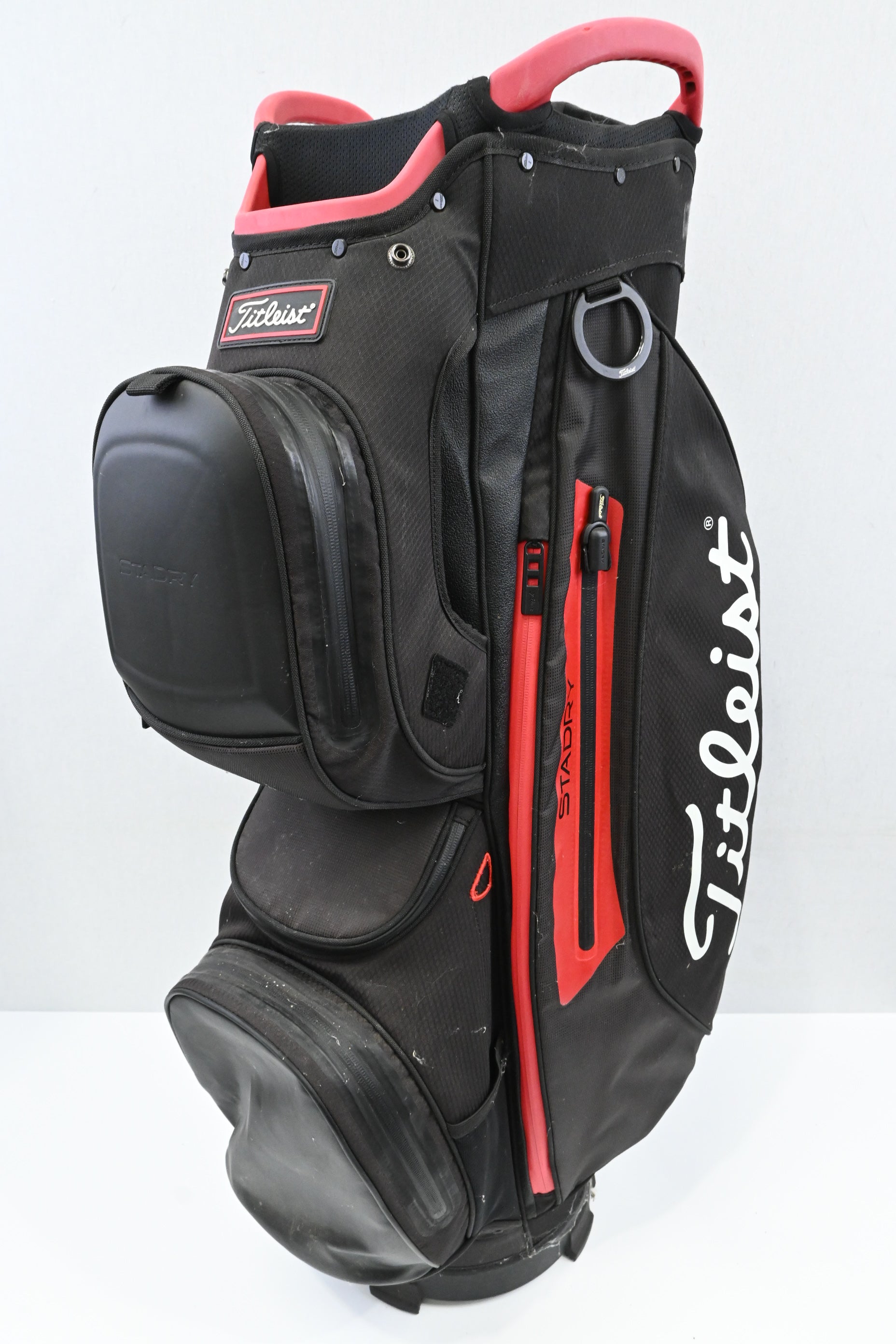 Titleist StaDry Cart Bag / 14-Way Divider / Black, Red