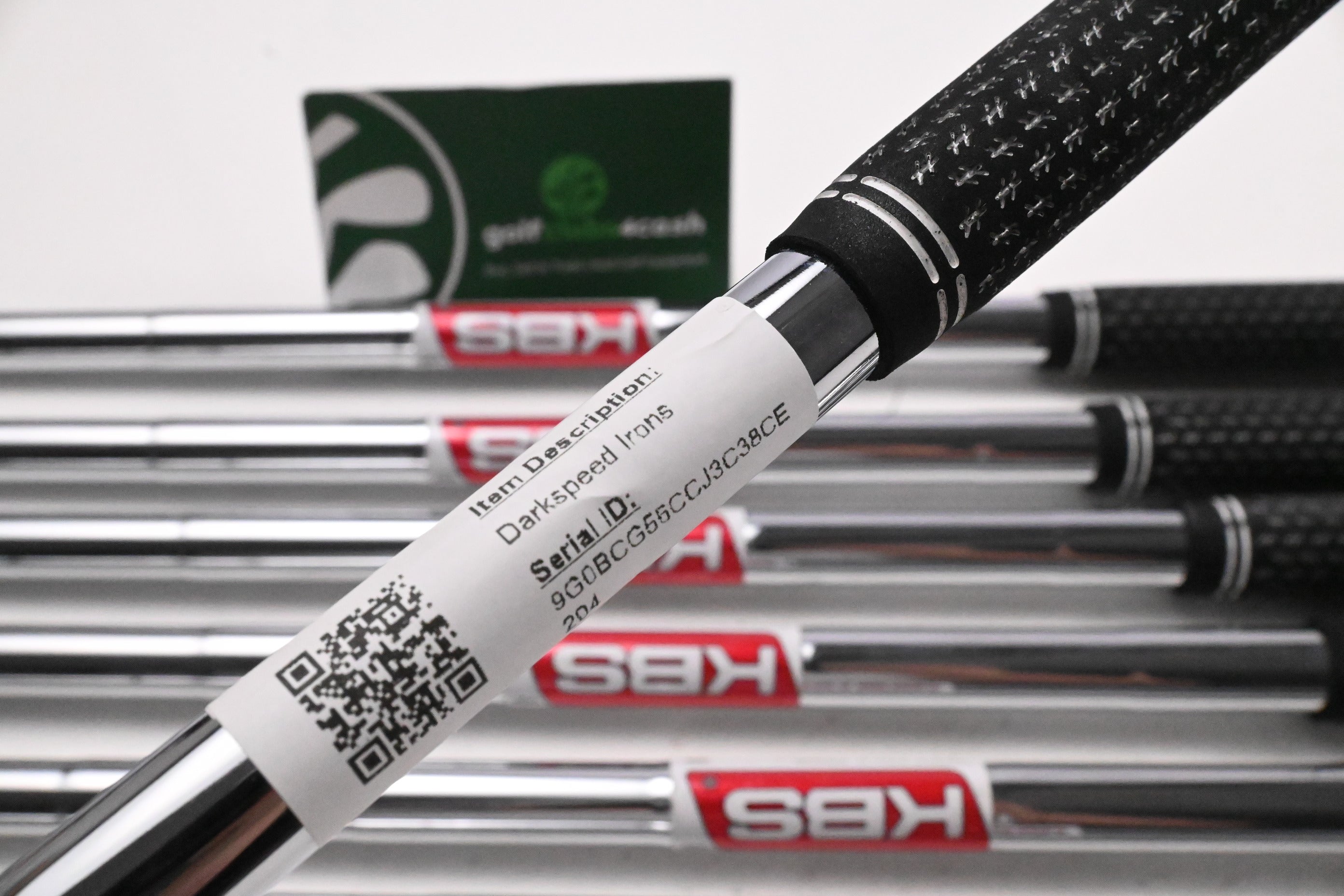 Cobra Darkspeed Irons / 4-PW / Stiff Flex KBS Tour Lite Shafts