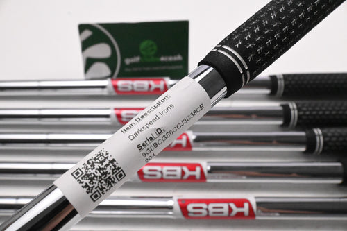 Cobra Darkspeed Irons / 4-PW / Stiff Flex KBS Tour Lite Shafts