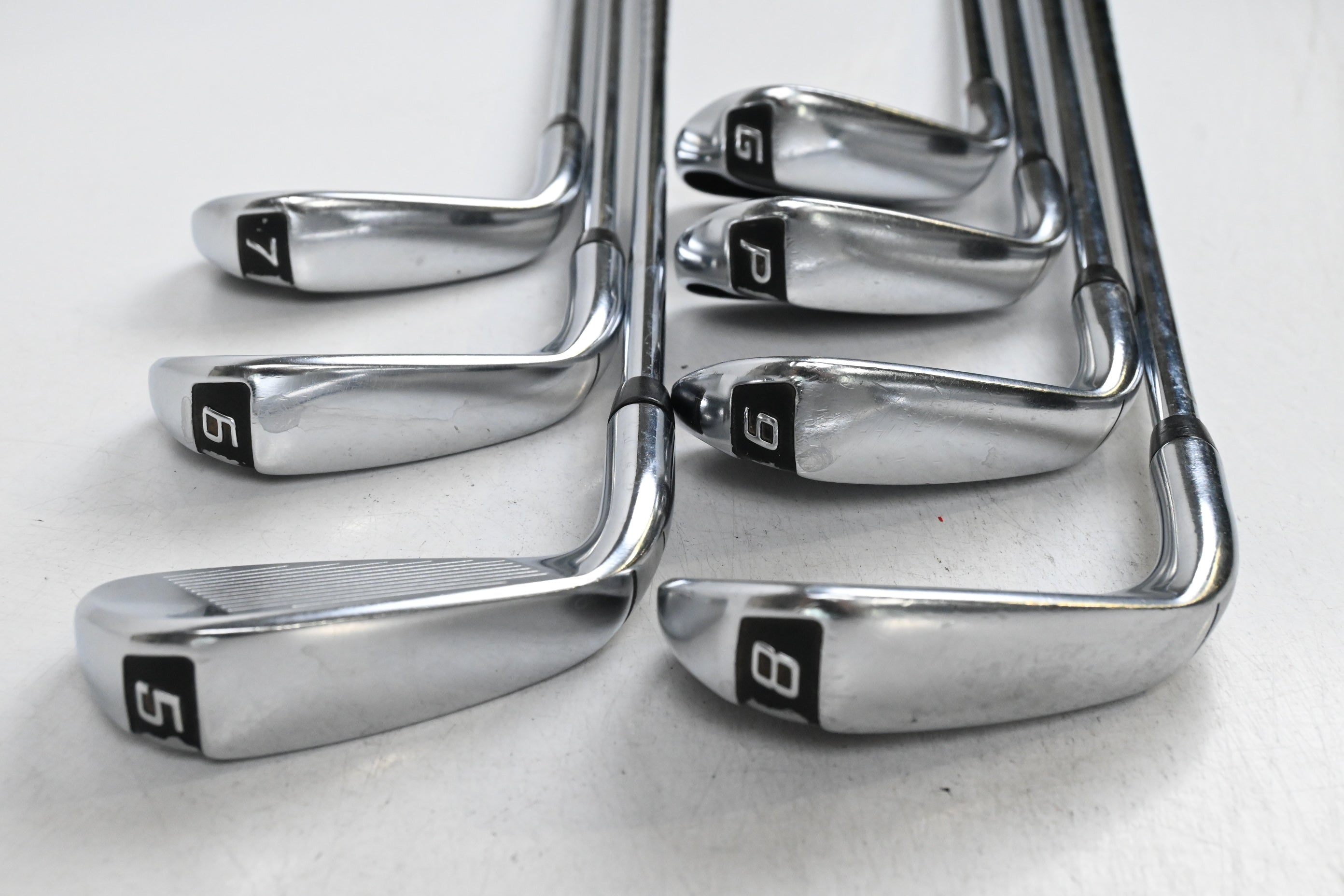 Cobra F-Max One Length Irons / 5-PW+GW / Senior Flex Steel Shafts